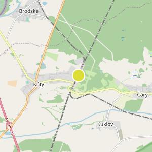 Bytový komplex Kúty - map