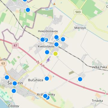Nová Tulipa - map