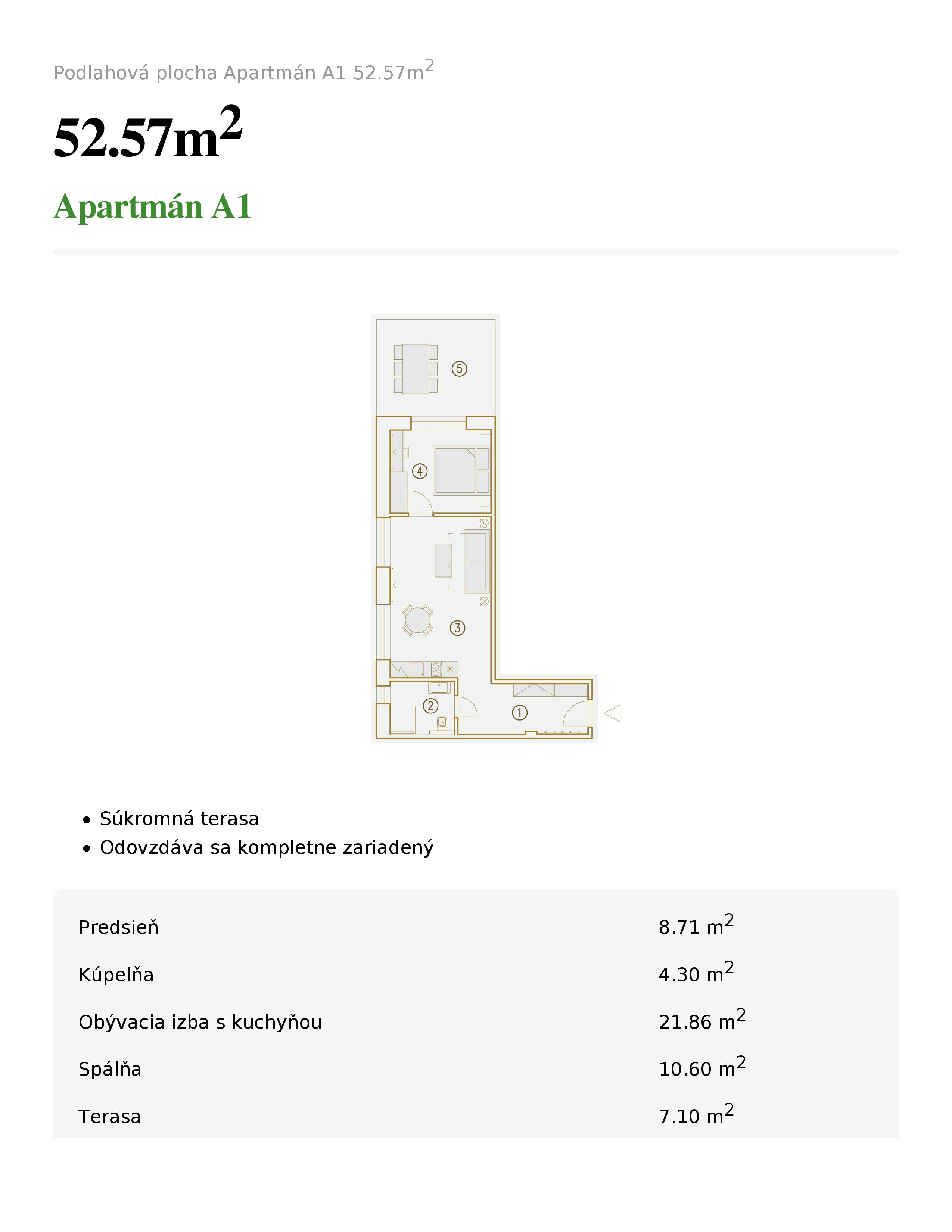 Jelše Chalets and Apartments - A1 - Pôdorys
