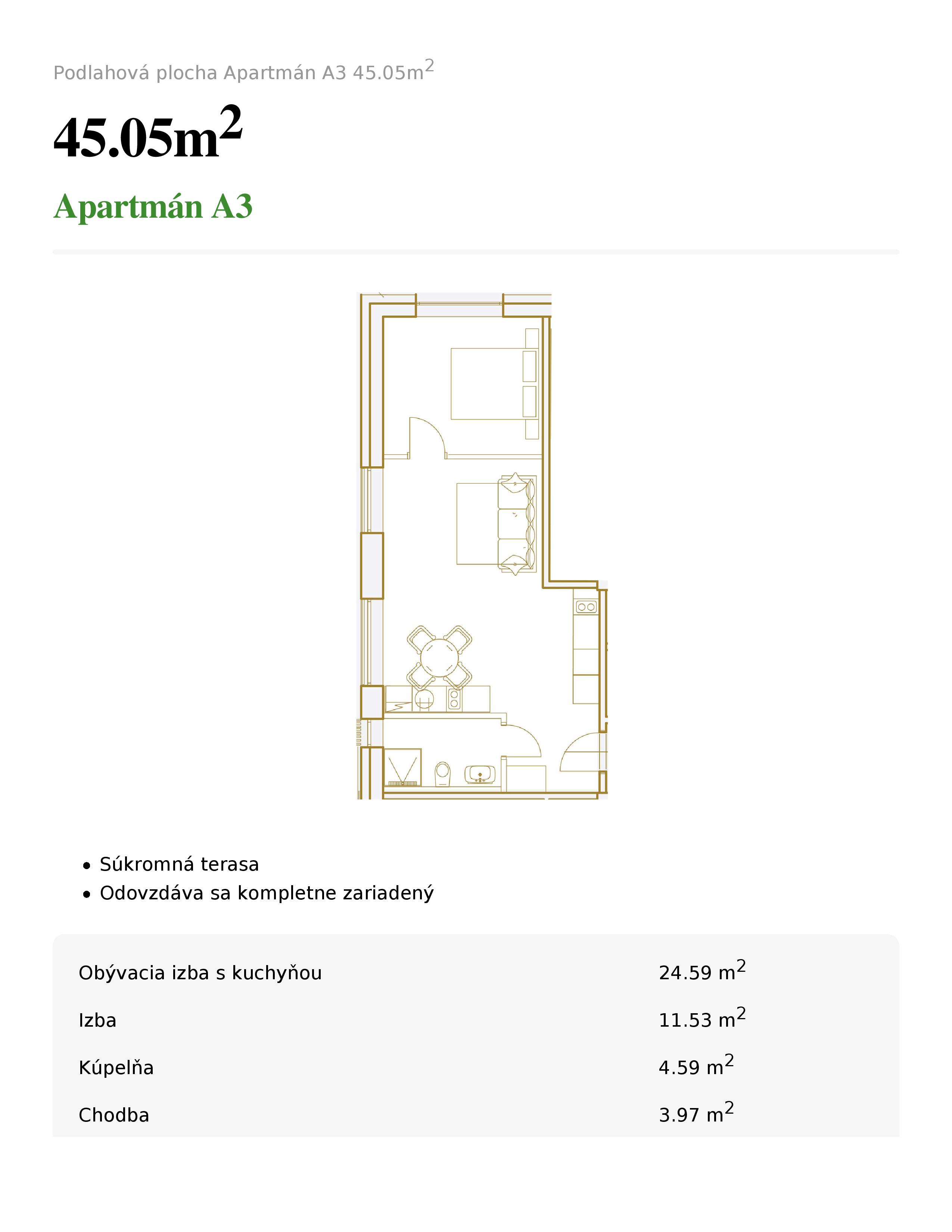 Jelše Chalets and Apartments - A3 - Pôdorys