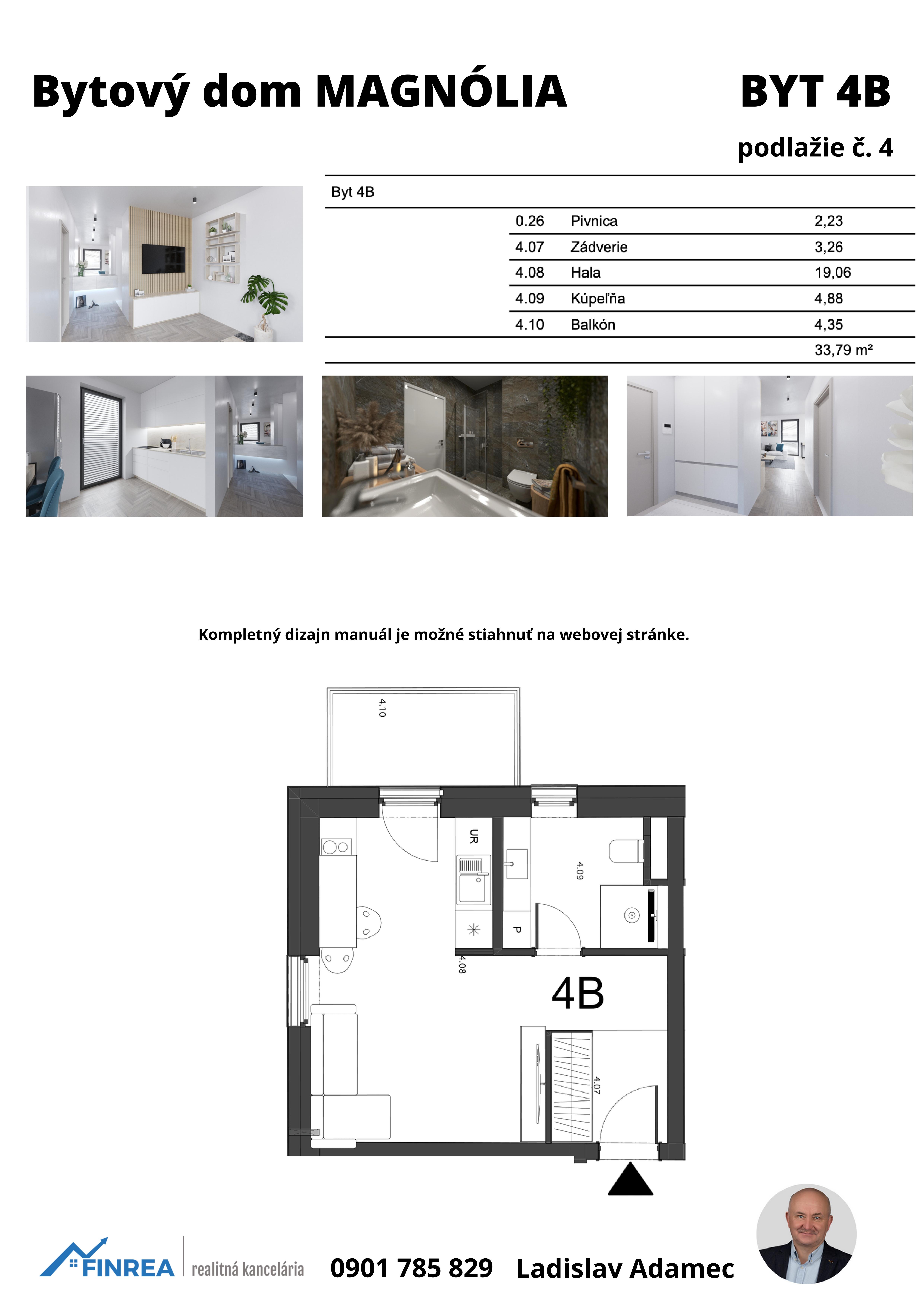 Magnólia Liptov - 4B - Pôdorys