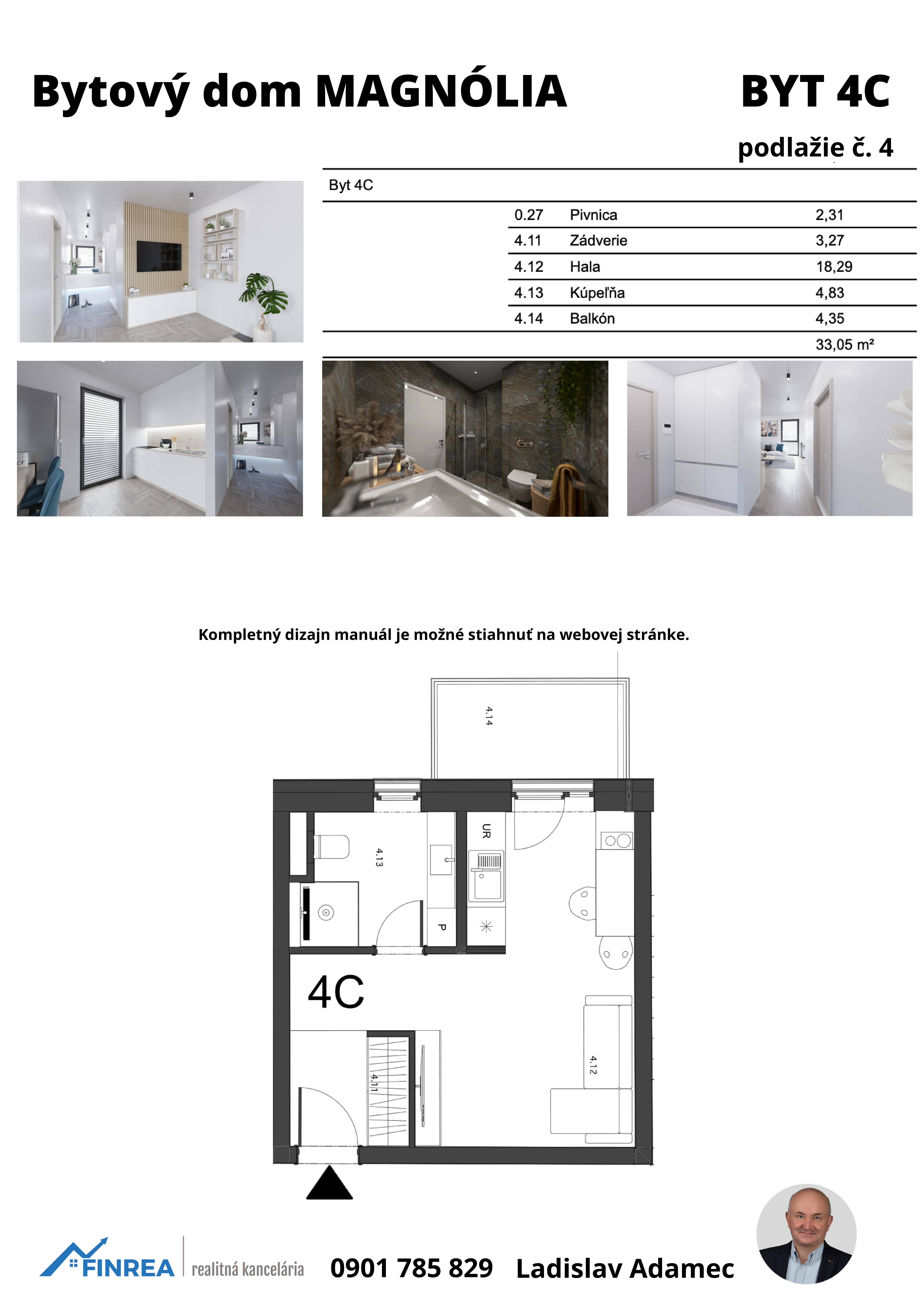 Magnólia Liptov - 4C - Pôdorys