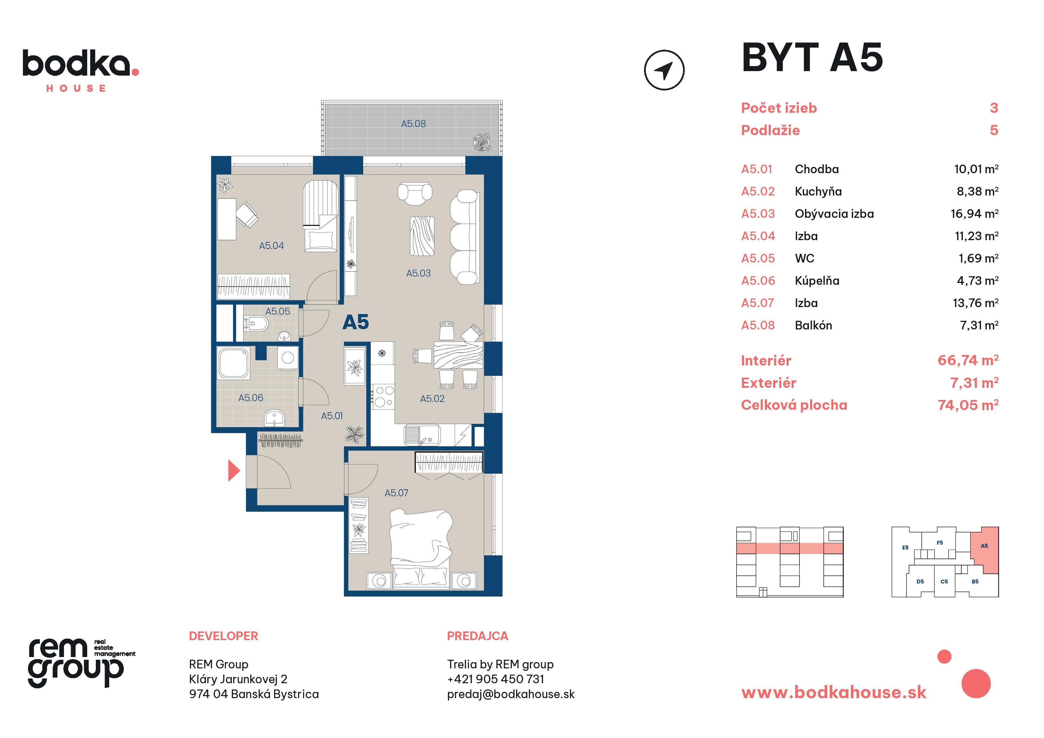 Bodka house - A5 - Pôdorys