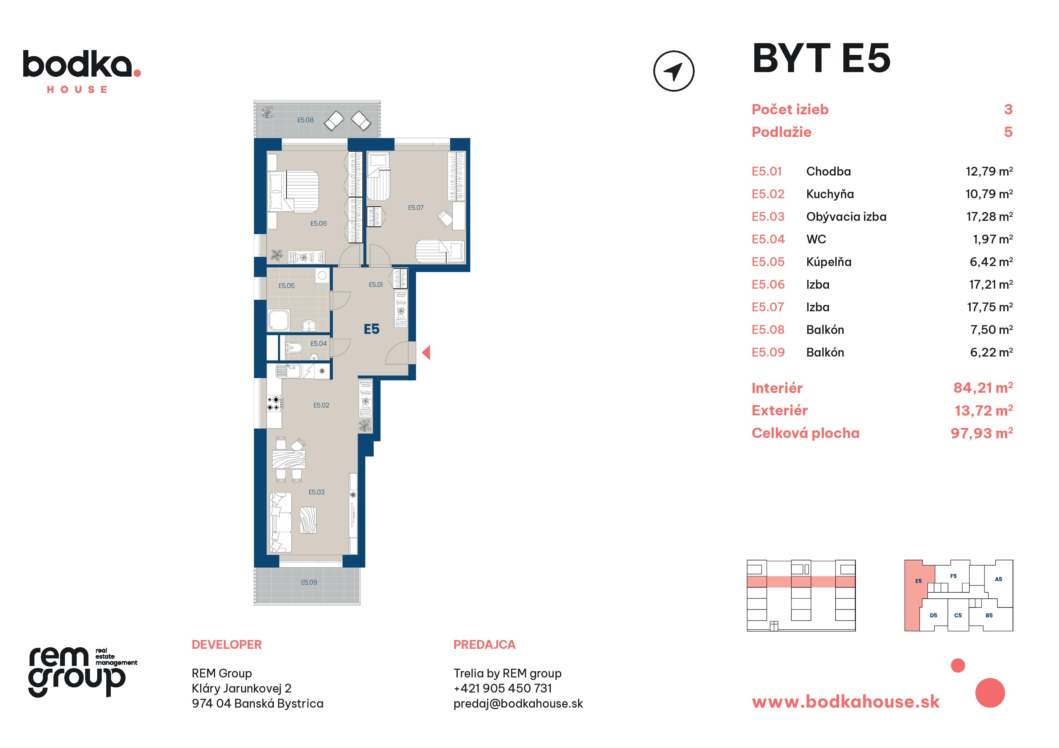 Bodka house - E5 - Pôdorys