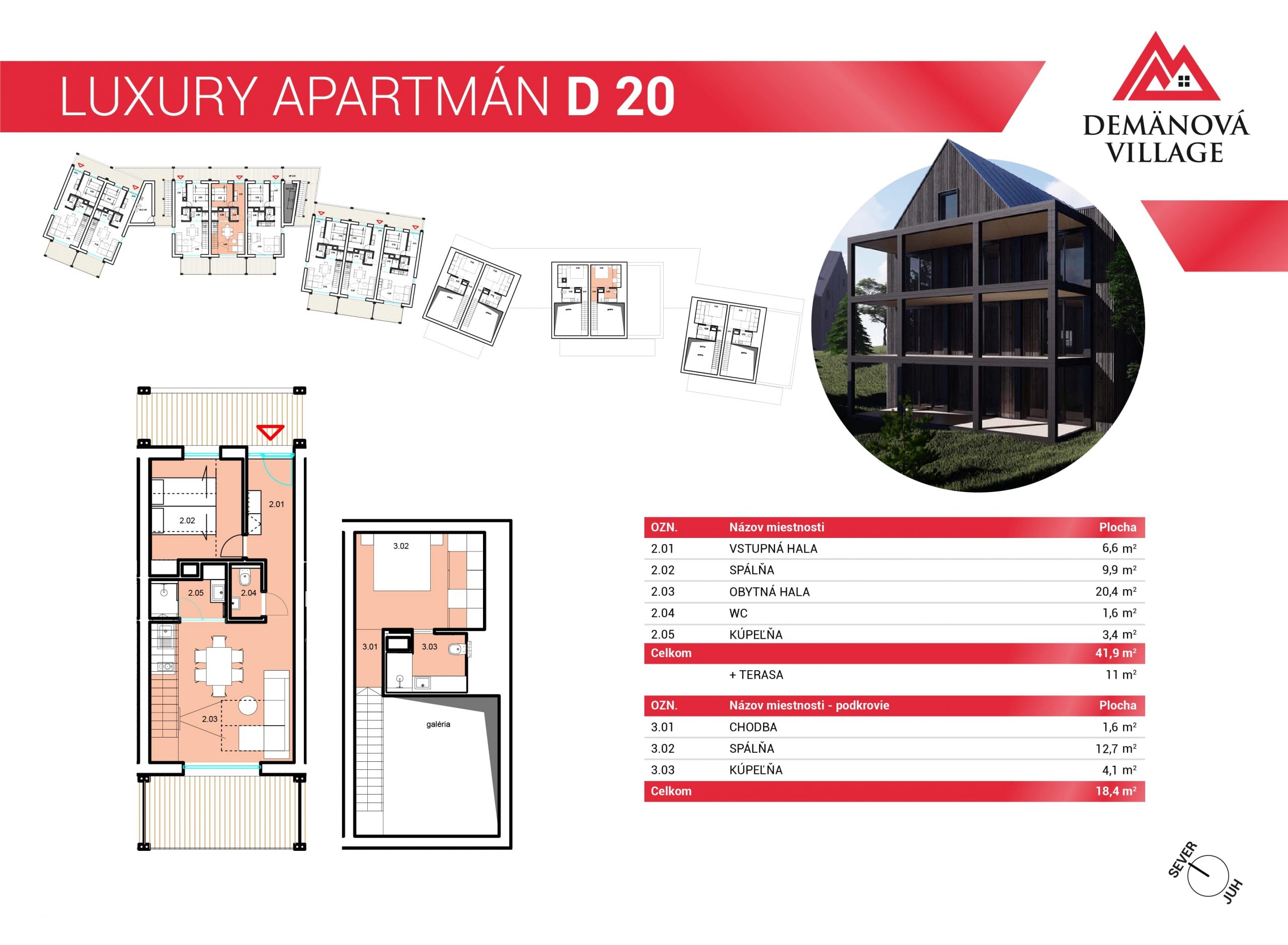 Demänová Village - D20 - Pôdorys