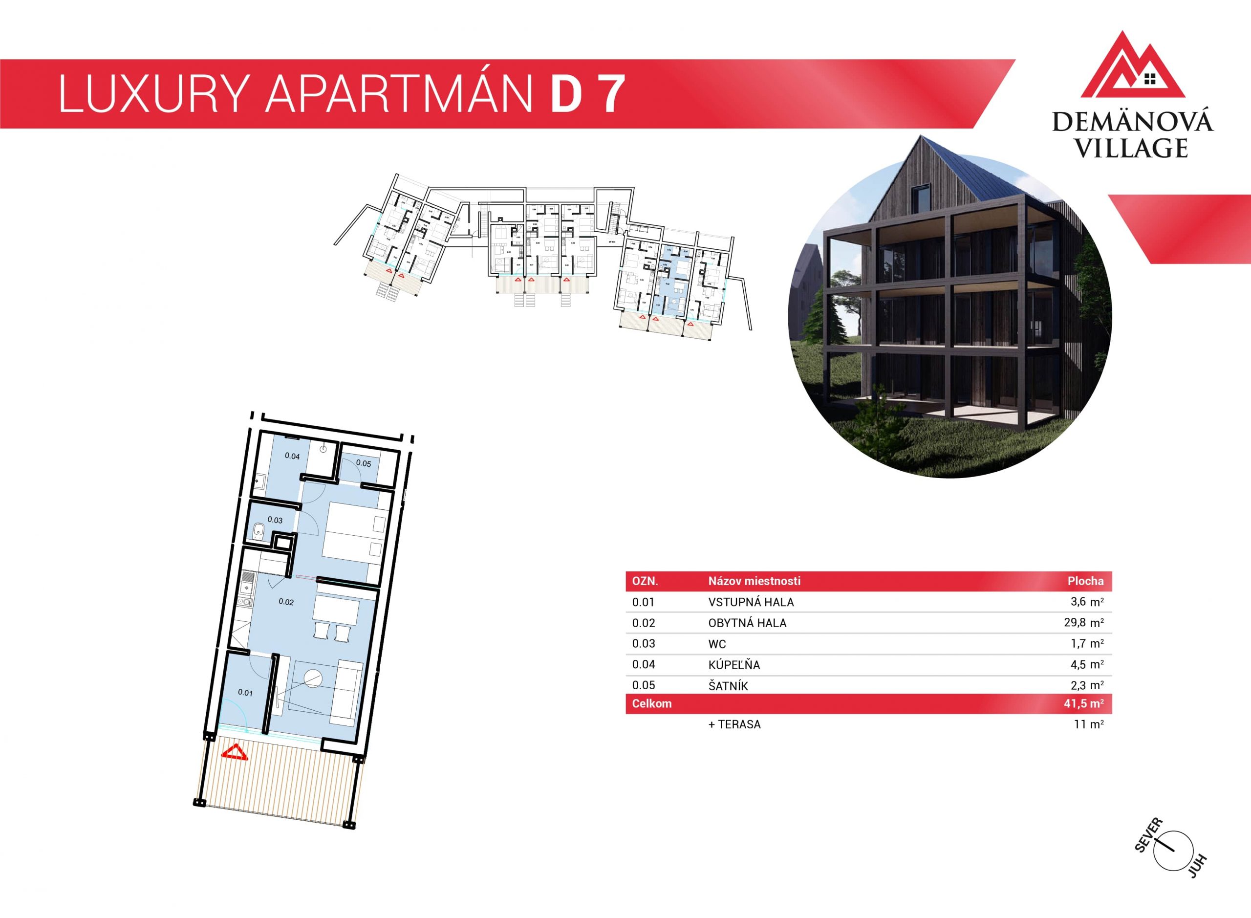 Demänová Village - D7 - Pôdorys
