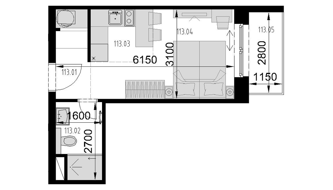 Kaštieľ Bocian - 113 - Pôdorys