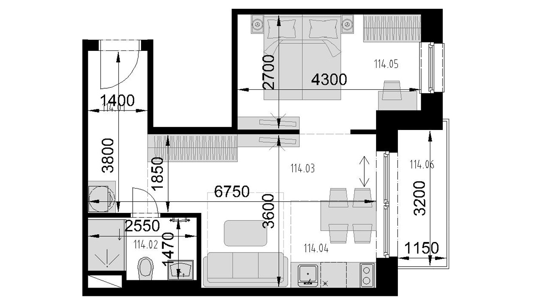 Kaštieľ Bocian - 114 - Pôdorys