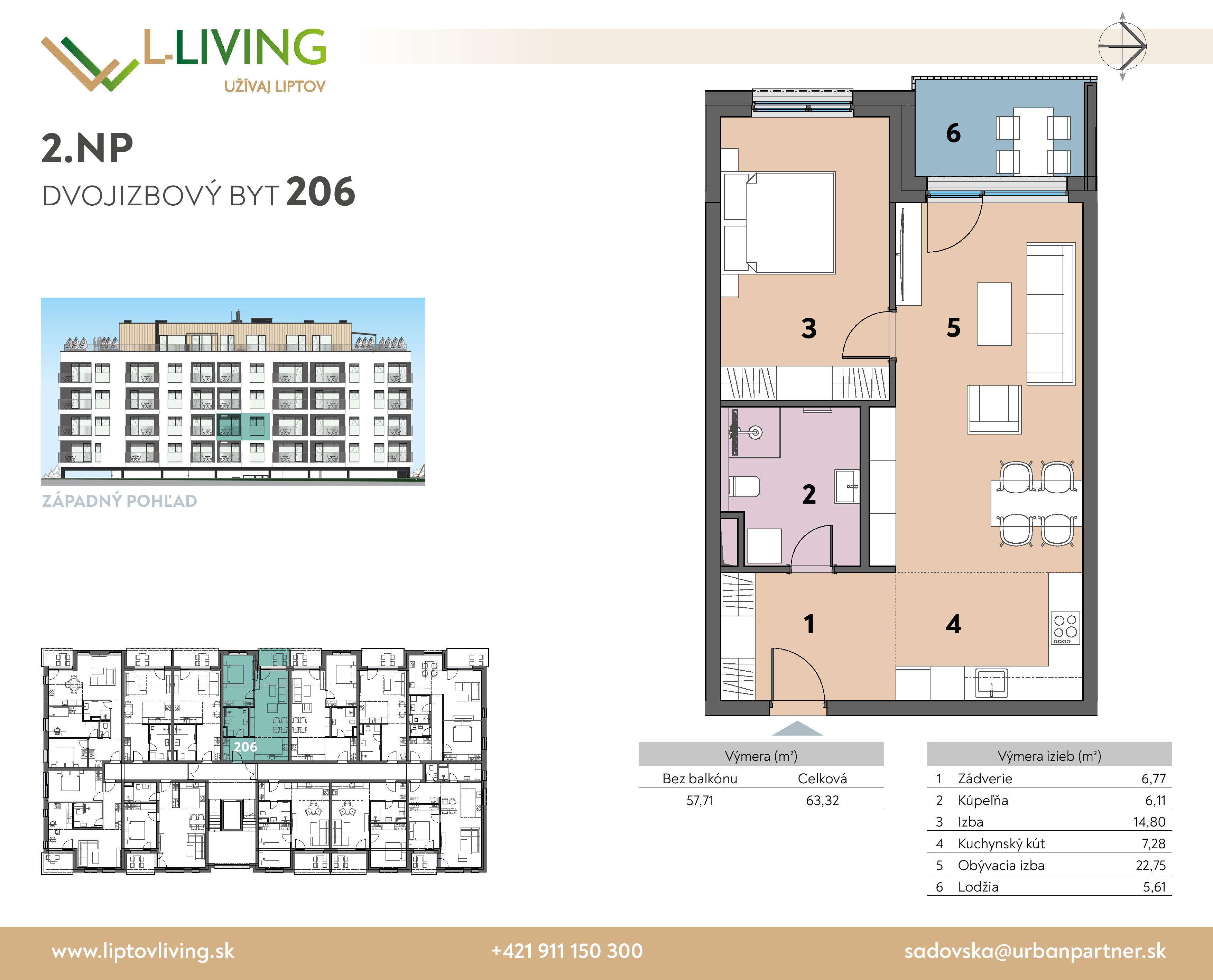 Liptov Living - 206 - Pôdorys