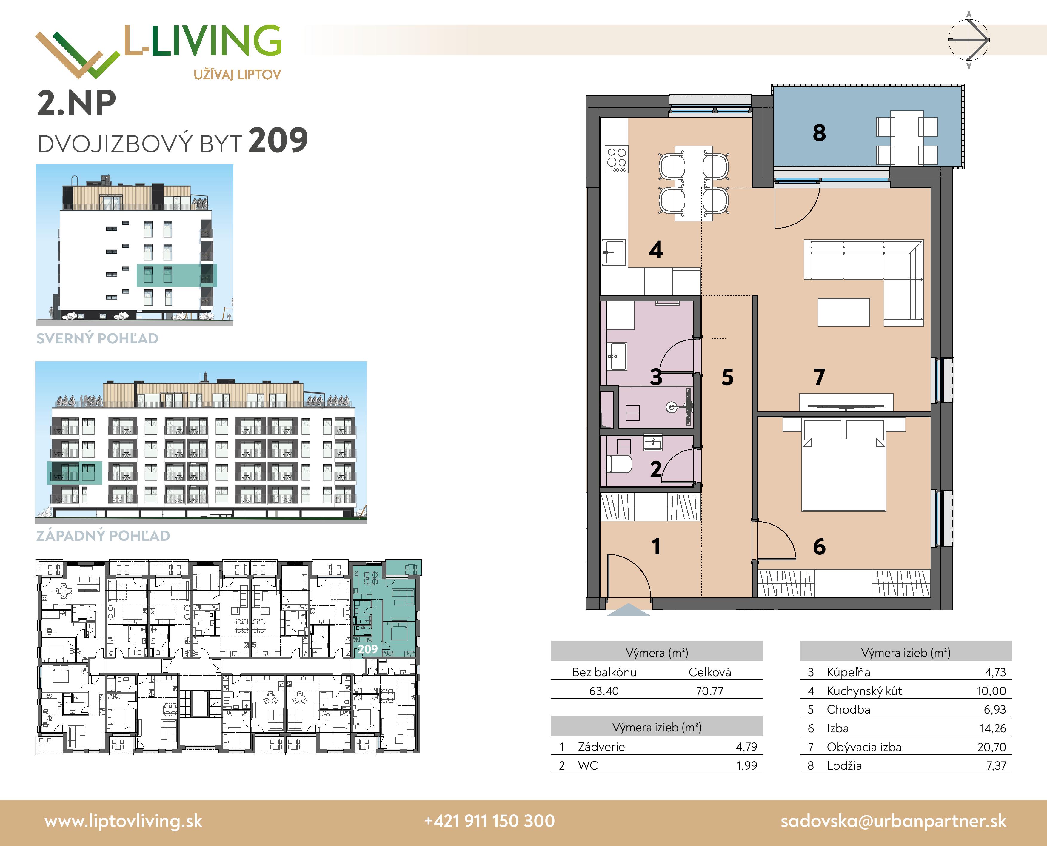 Liptov Living - 209 - Pôdorys