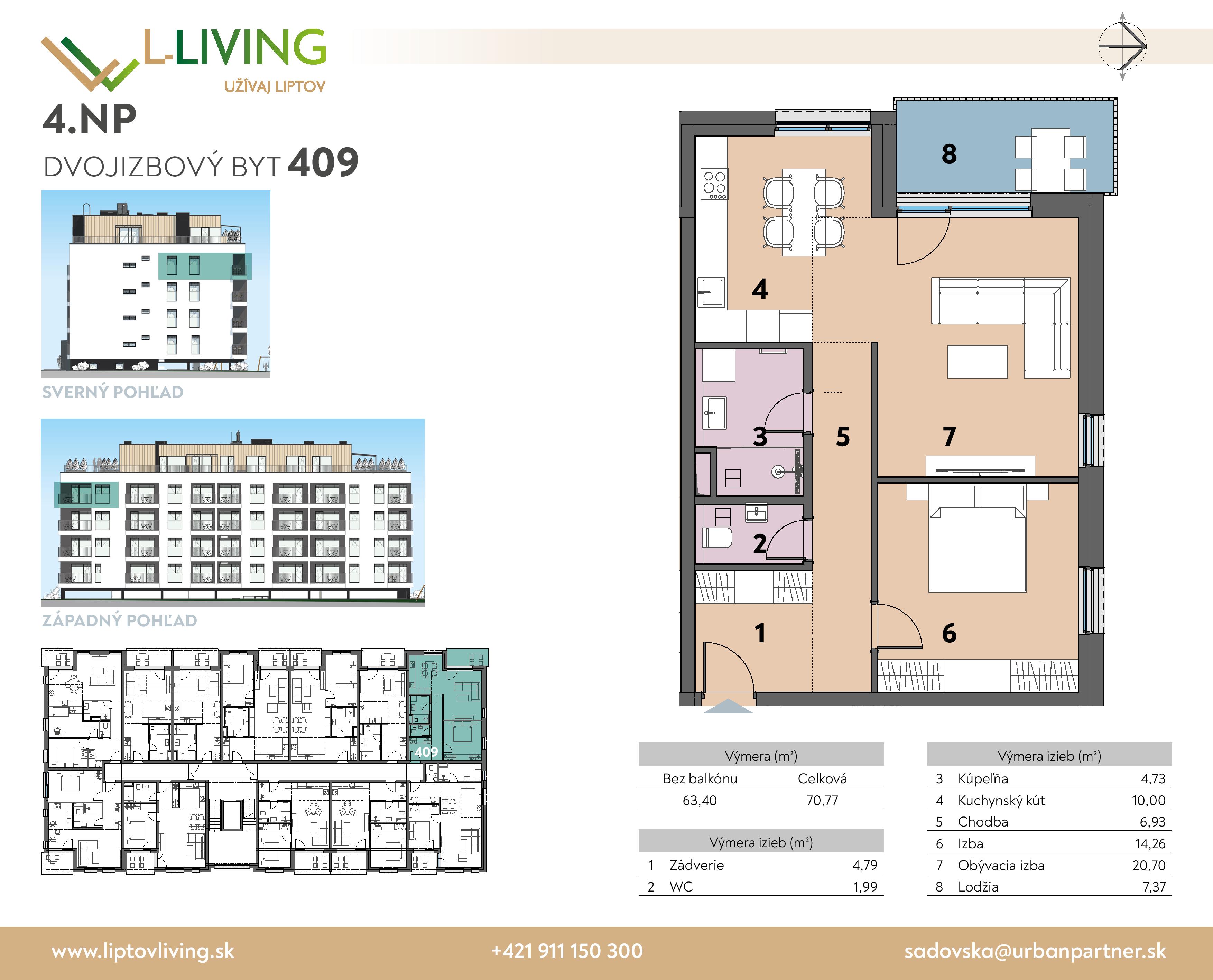 Liptov Living - 409 - Pôdorys