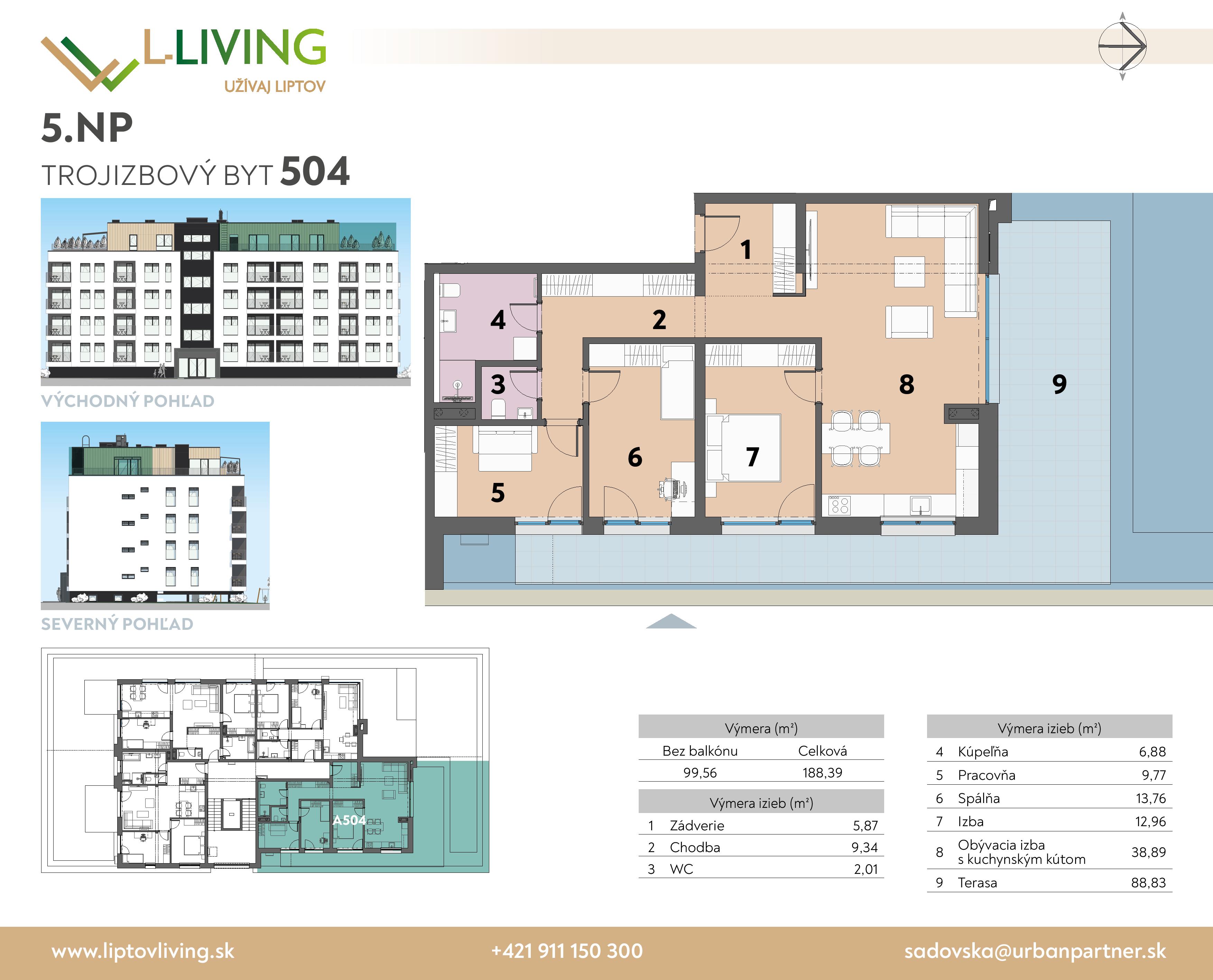 Liptov Living - 504 - Pôdorys