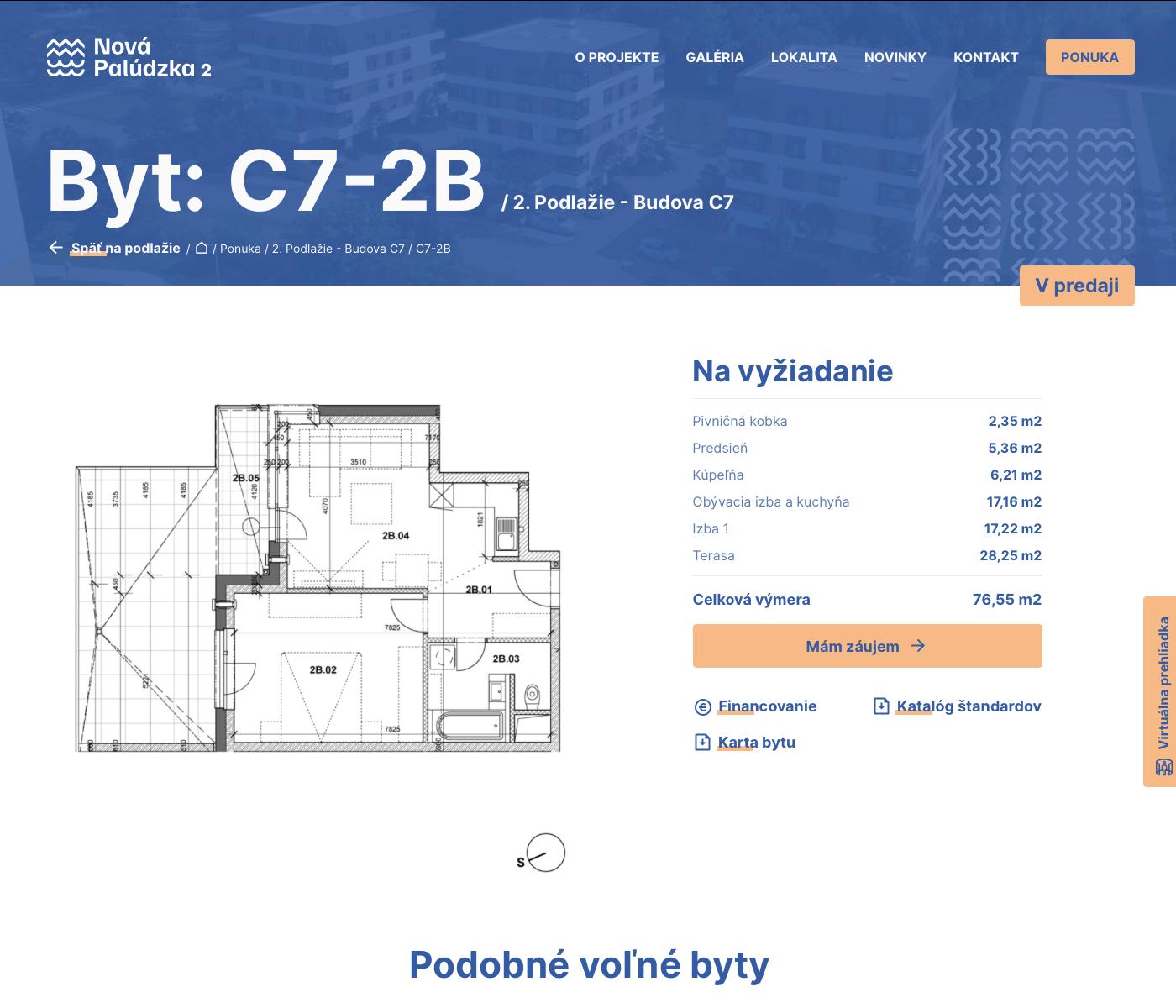 Nová Palúdzka 2 - C7-2B - Pôdorys