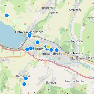 Stará tržnica - map