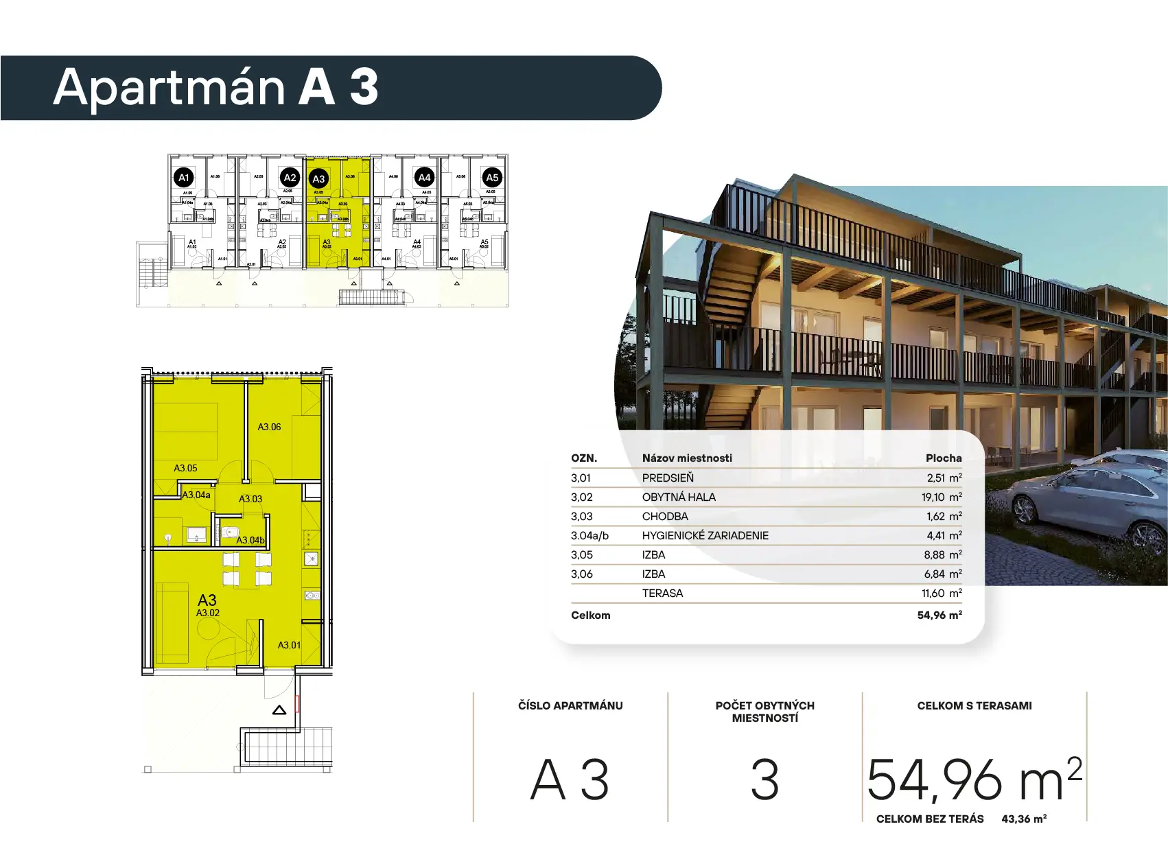 Mara Holiday Resort - A3 - Pôdorys