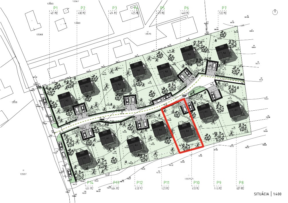 Chaty Na Zjazdovke - Chata 10 - Pôdorys