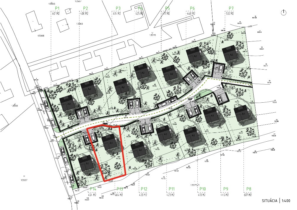 Chaty Na Zjazdovke - Chata 13 - Pôdorys