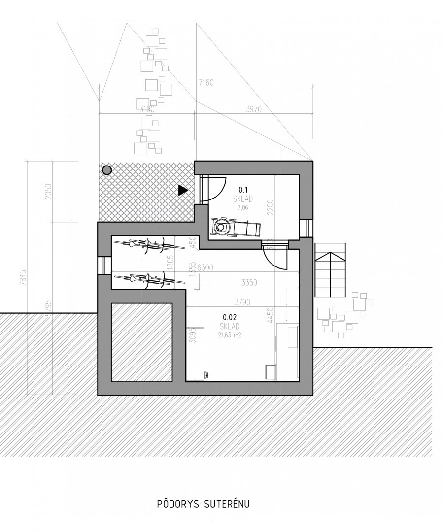 Chaty Na Zjazdovke - Chata 14 - Pôdorys