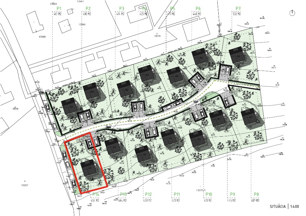 Chaty Na Zjazdovke - Chata 14 - Pôdorys