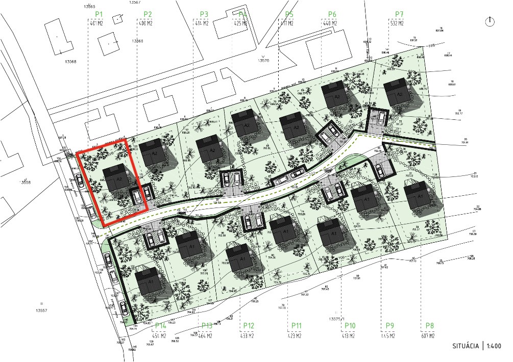 Chaty Na Zjazdovke - Chata 1 - Pôdorys