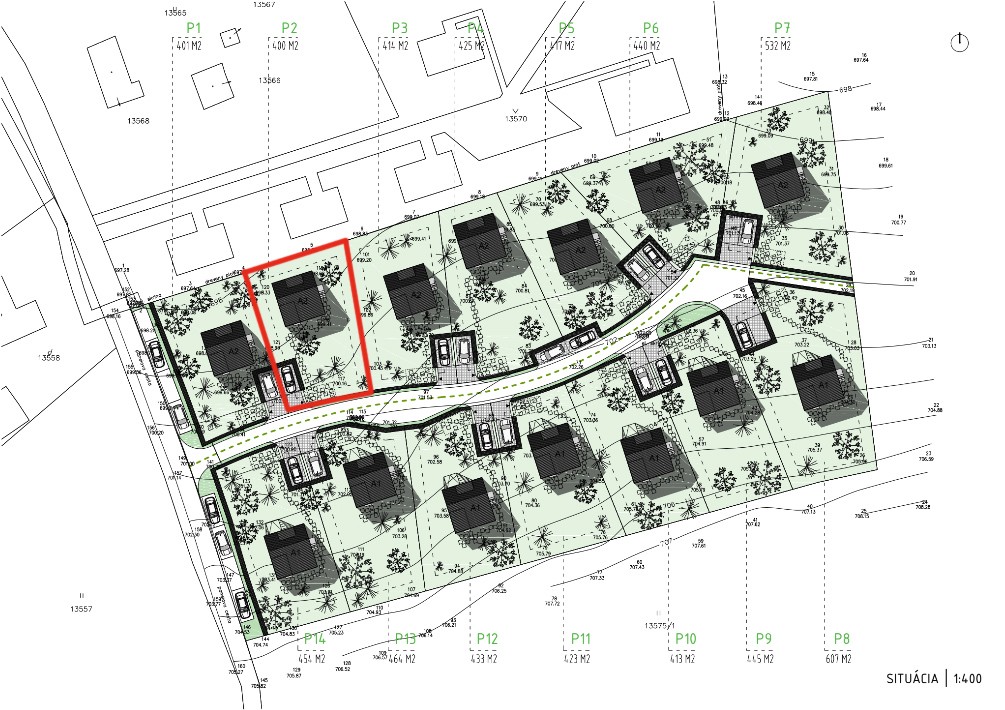 Chaty Na Zjazdovke - Chata 2 - Pôdorys
