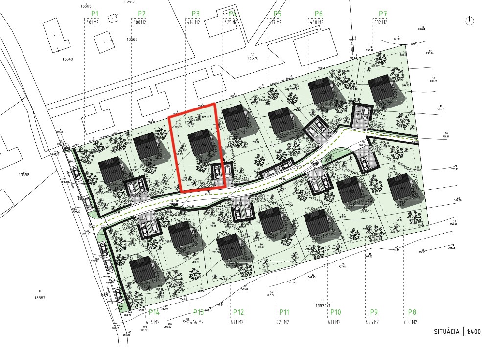 Chaty Na Zjazdovke - Chata 3 - Pôdorys