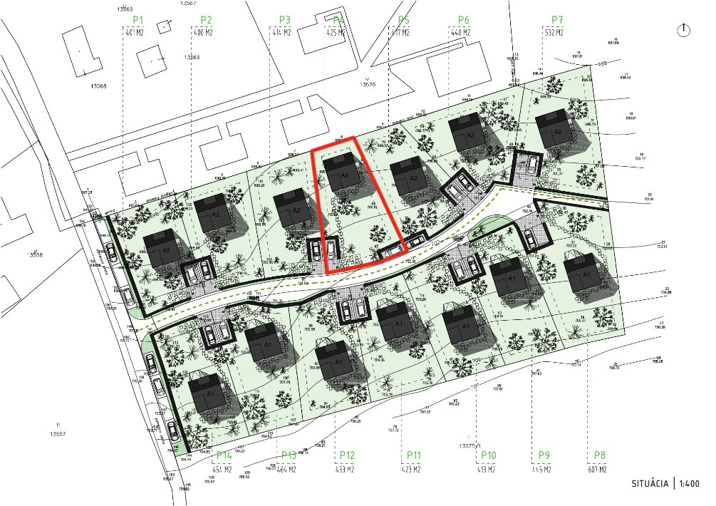Chaty Na Zjazdovke - Chata 4 - Pôdorys