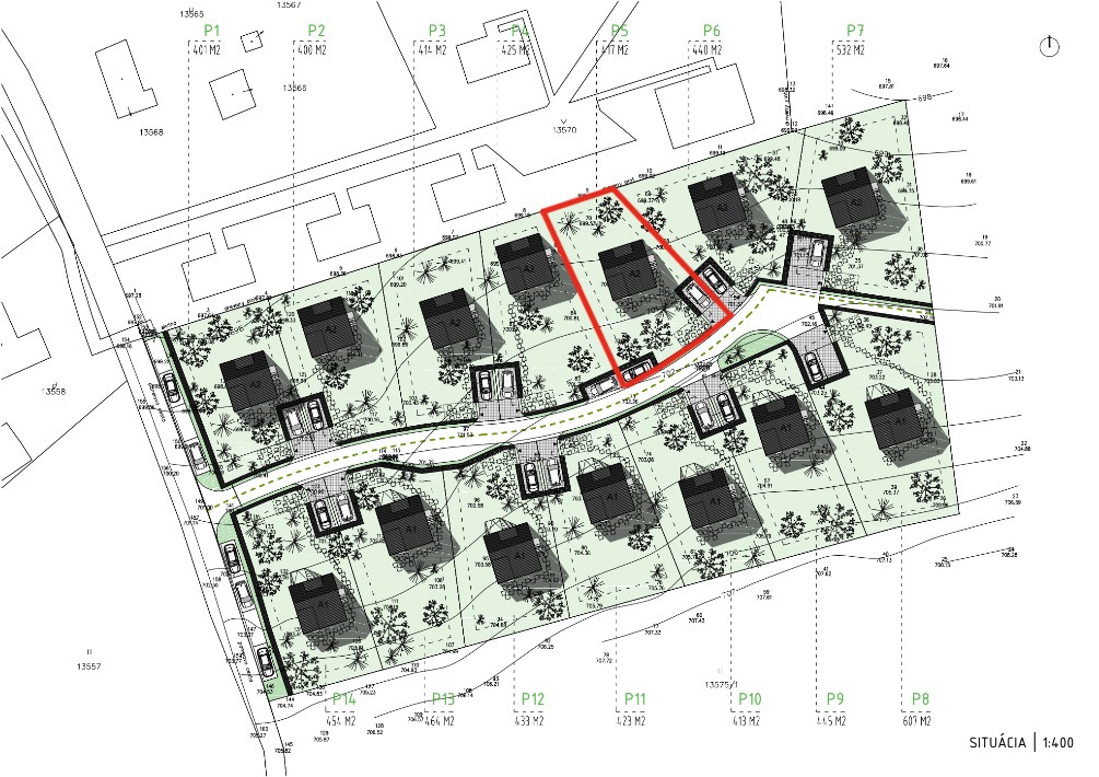 Chaty Na Zjazdovke - Chata 5 - Pôdorys