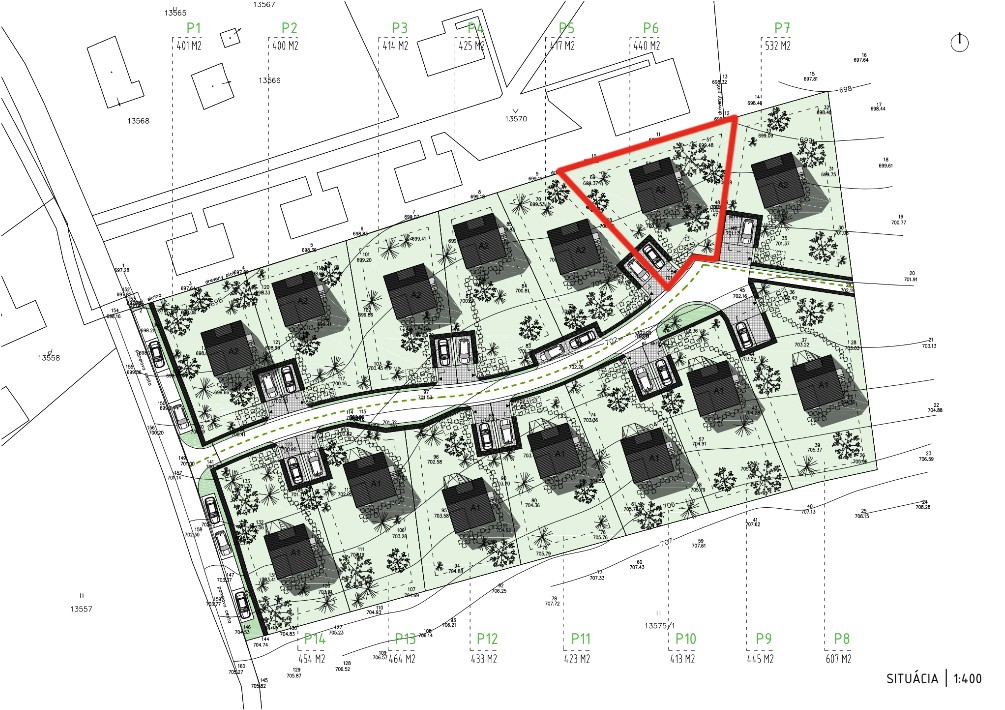 Chaty Na Zjazdovke - Chata 6 - Pôdorys