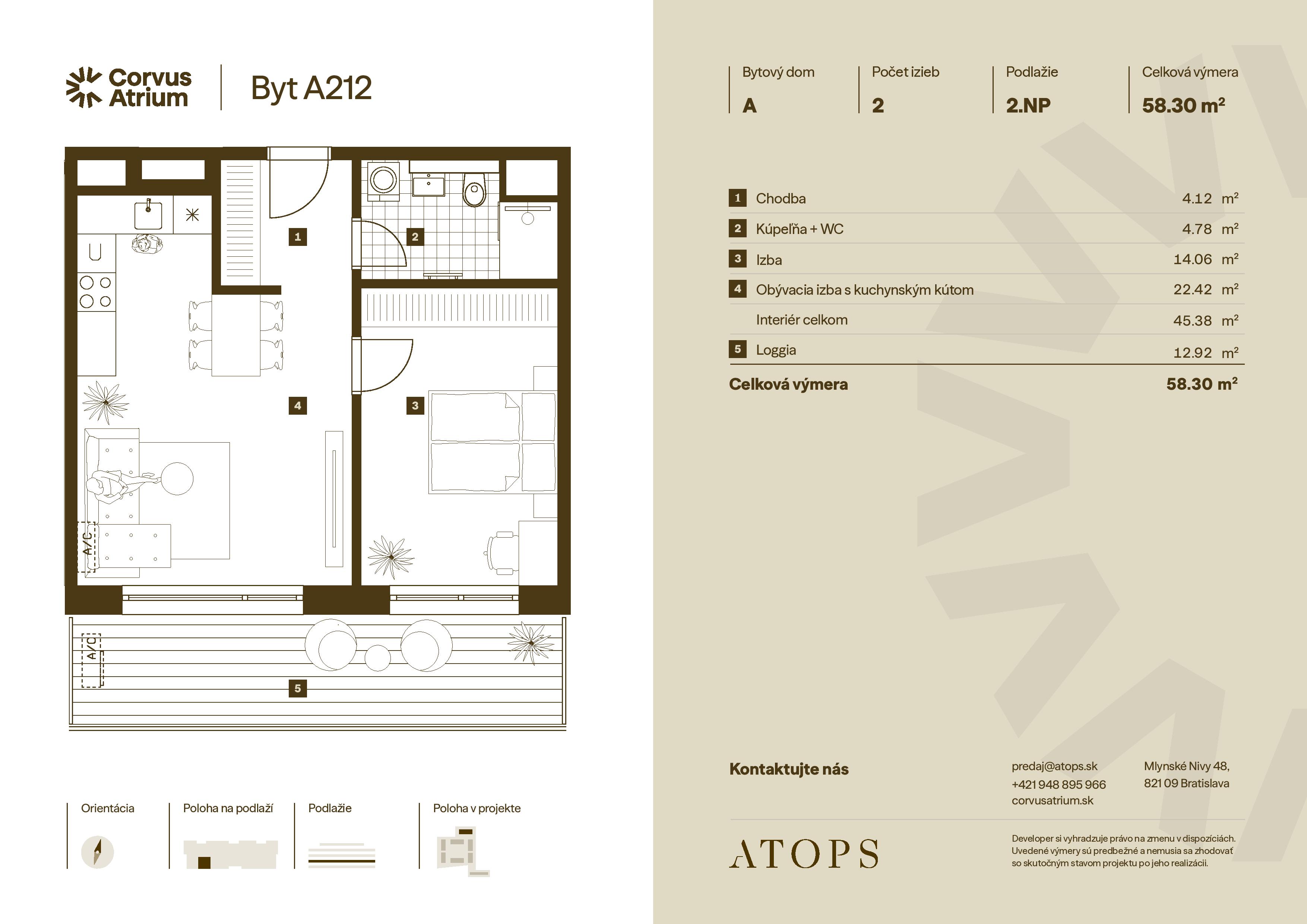 Corvus Malacky - A212 - Pôdorys