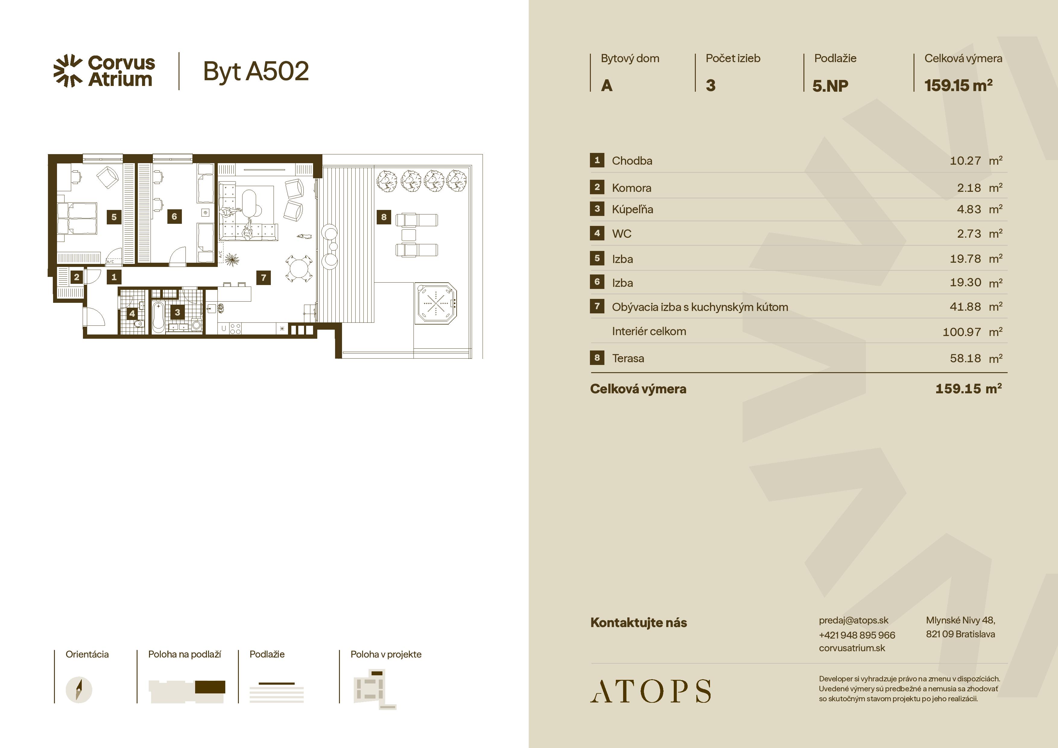 Corvus Malacky - A502 - Pôdorys