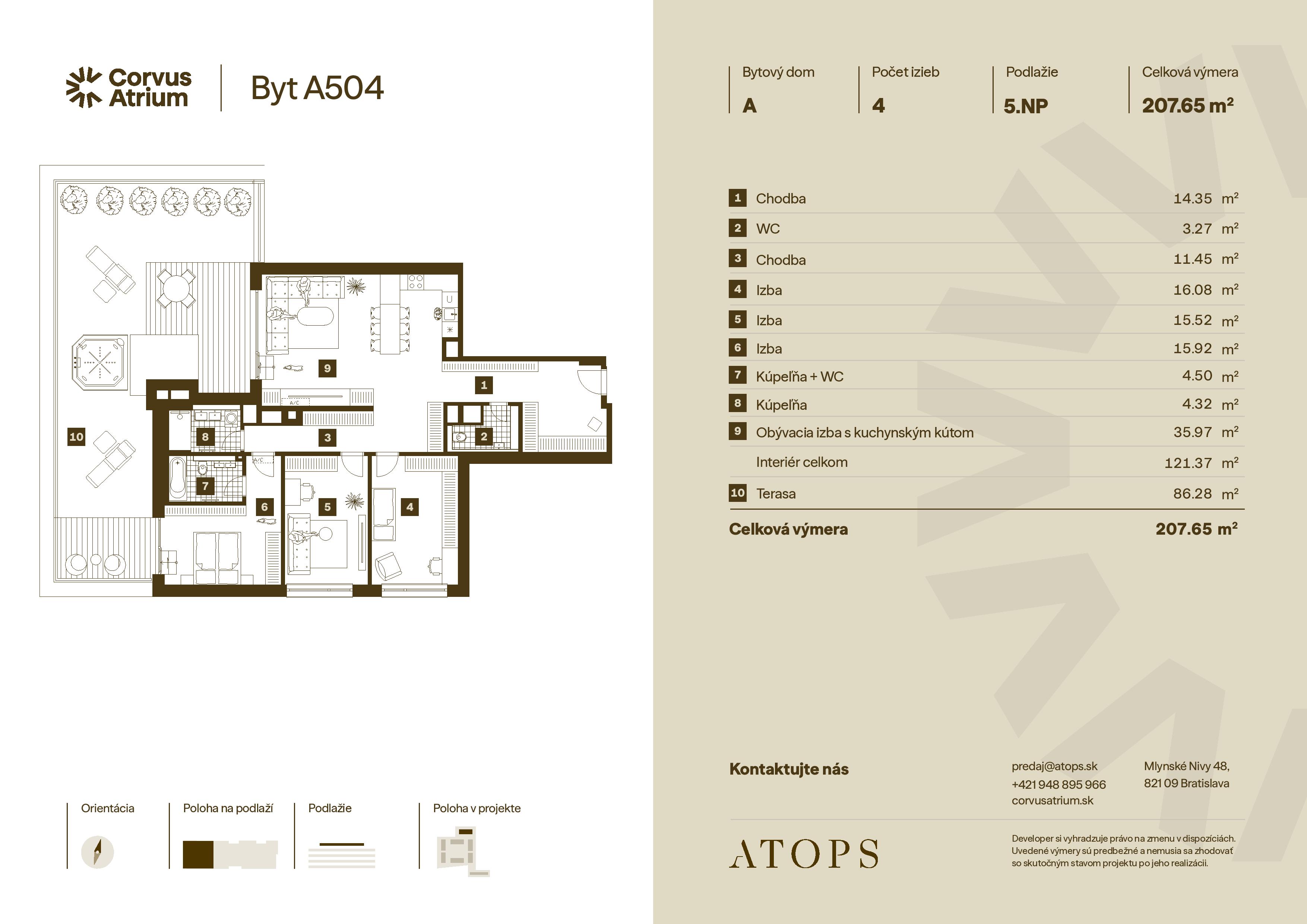 Corvus Malacky - A504 - Pôdorys