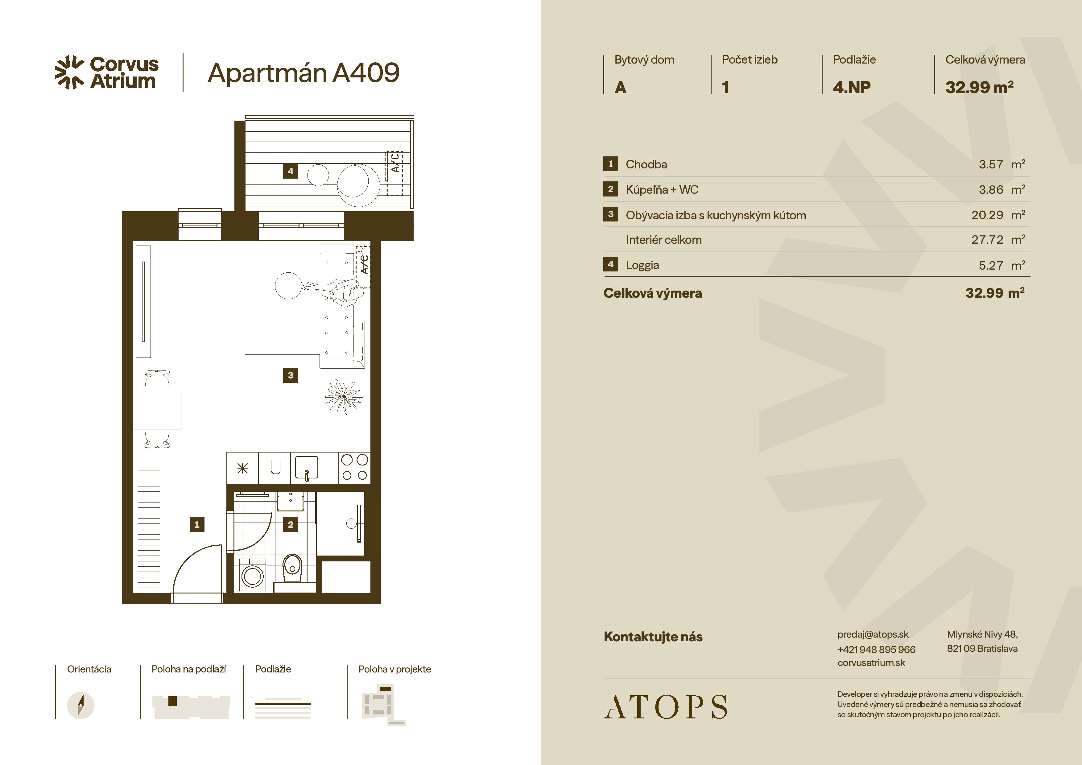 Corvus Malacky - A409 - Pôdorys
