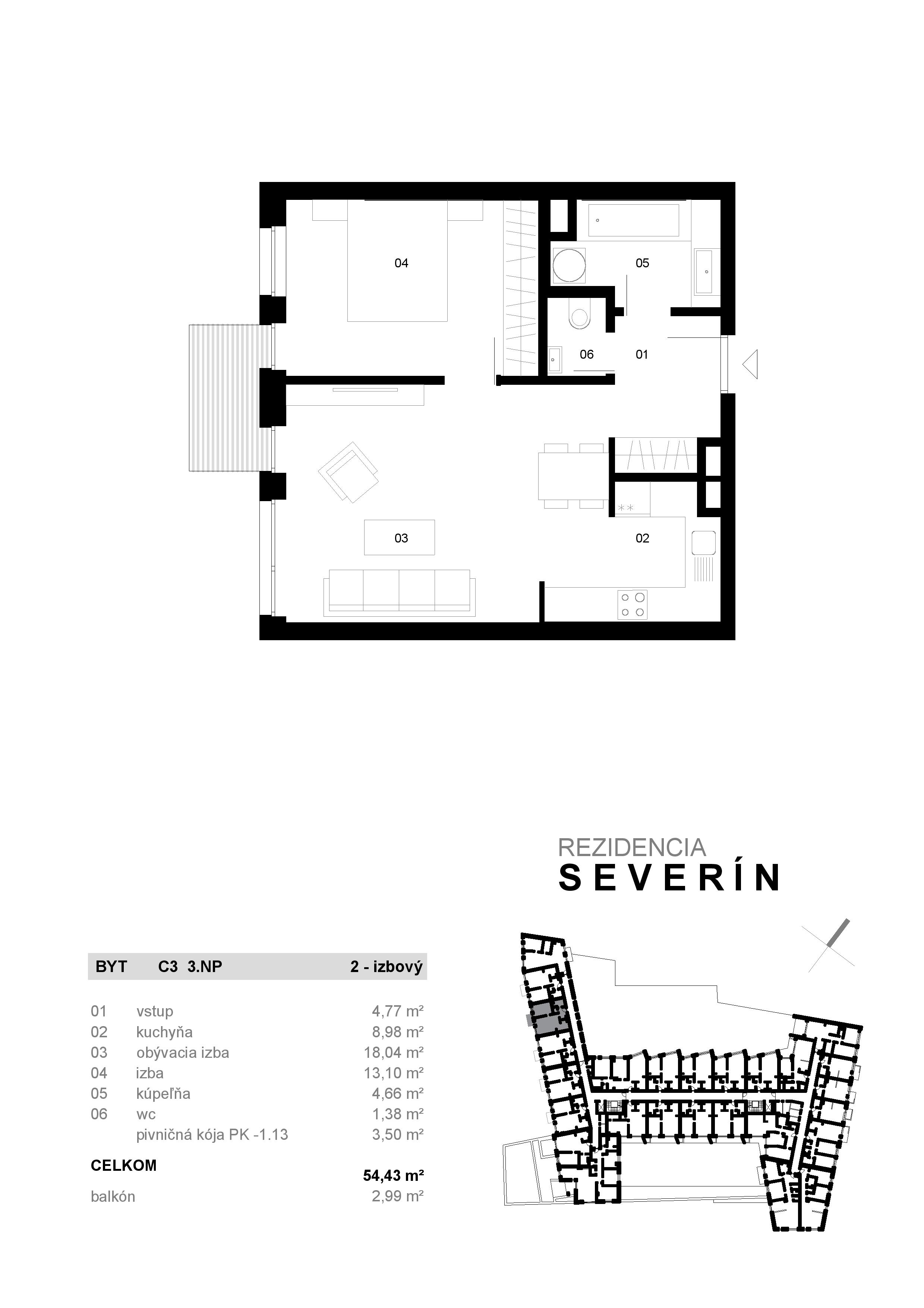 Severin Residence - C3 - Pôdorys
