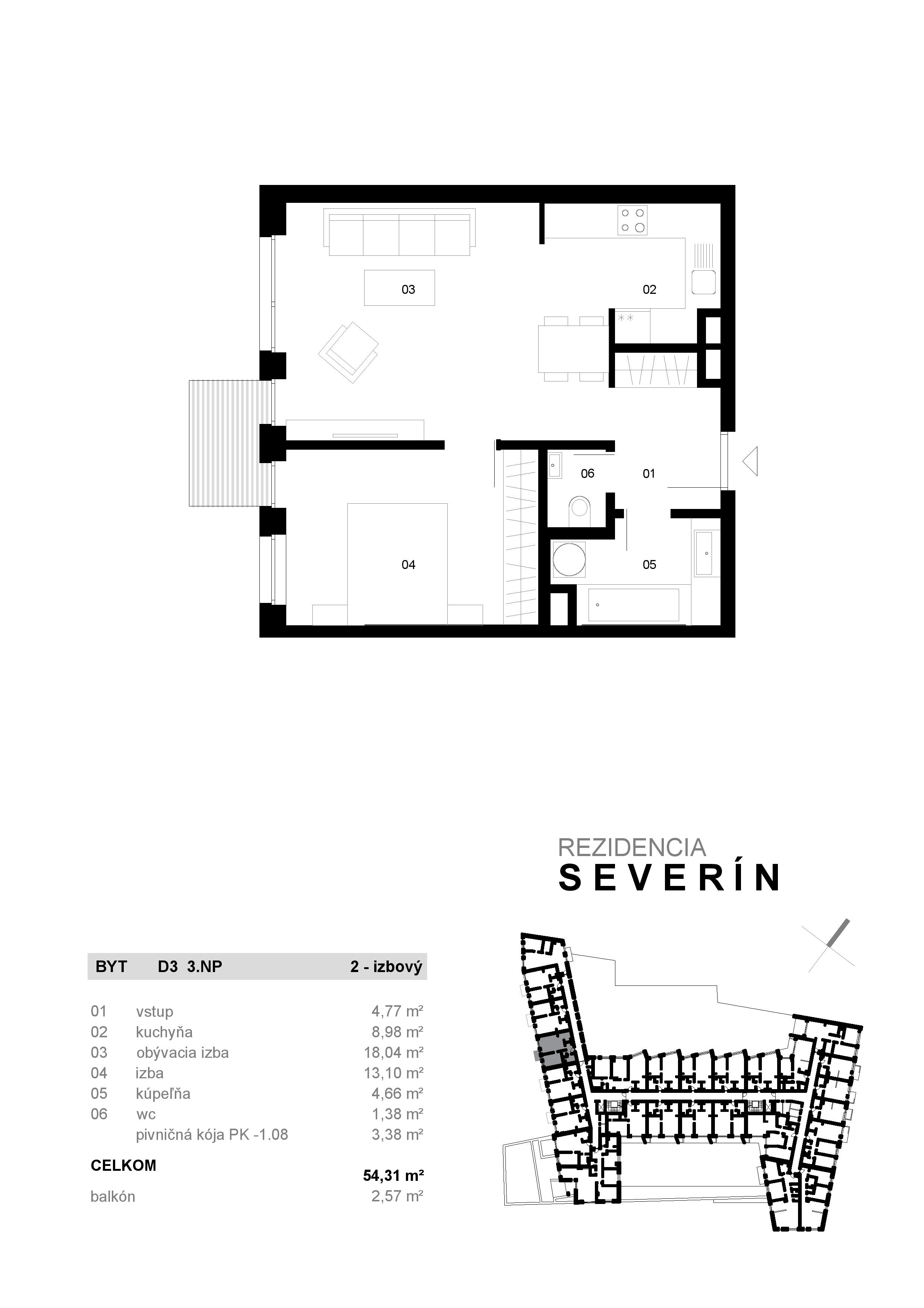 Severin Residence - D3 - Pôdorys