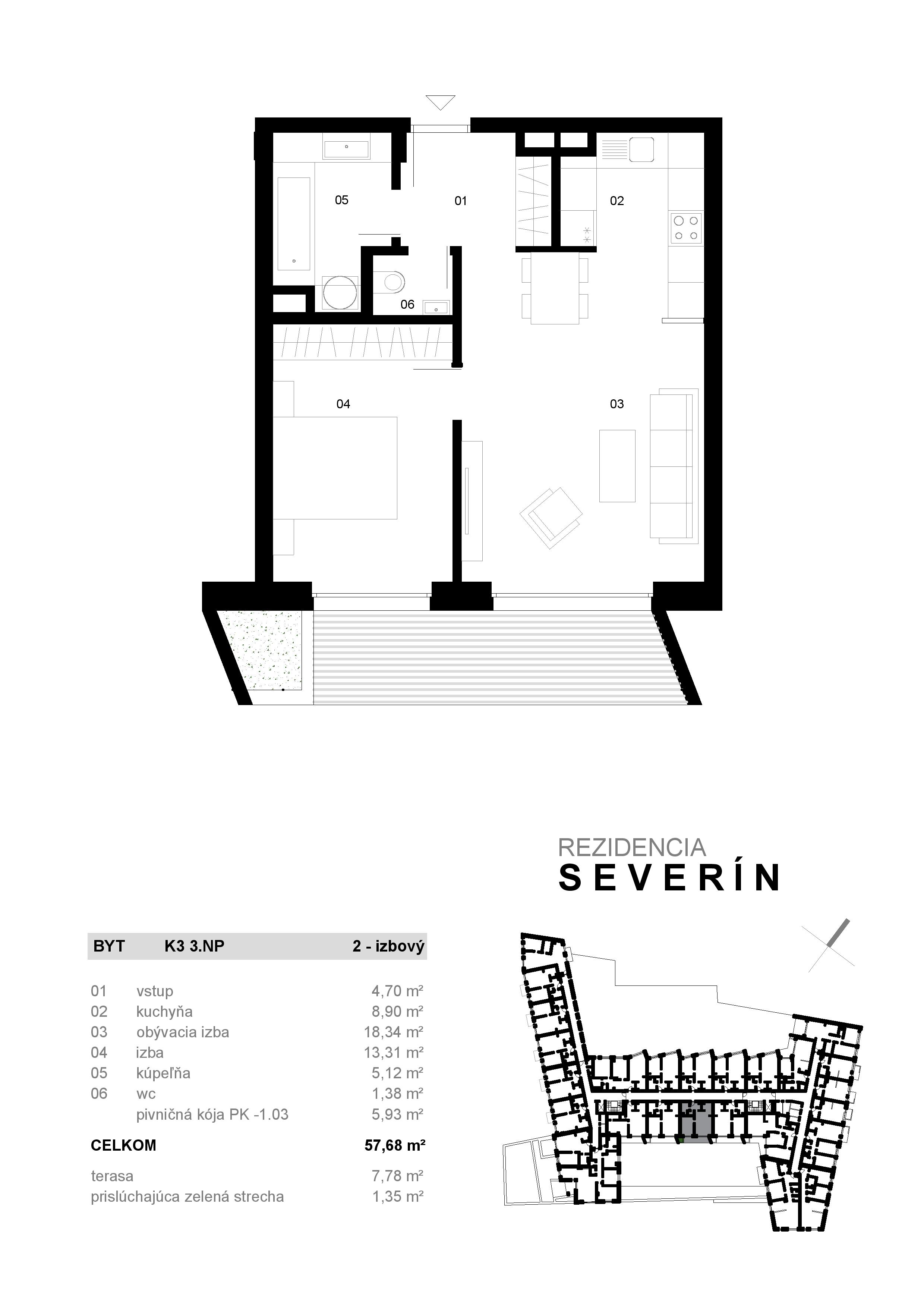 Severin Residence - K3 - Pôdorys