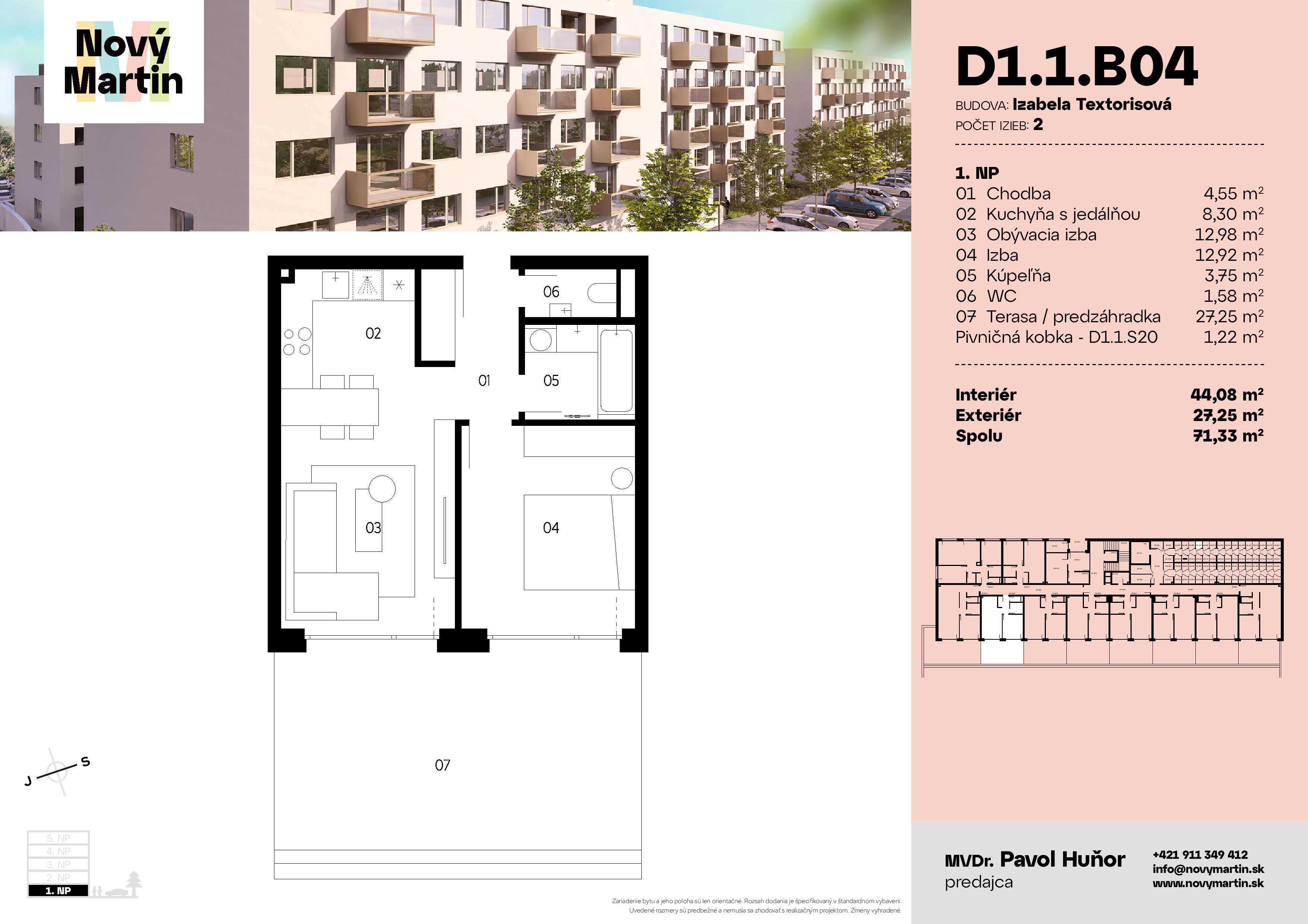 Nový Martin - D1.1.B04 - Pôdorys