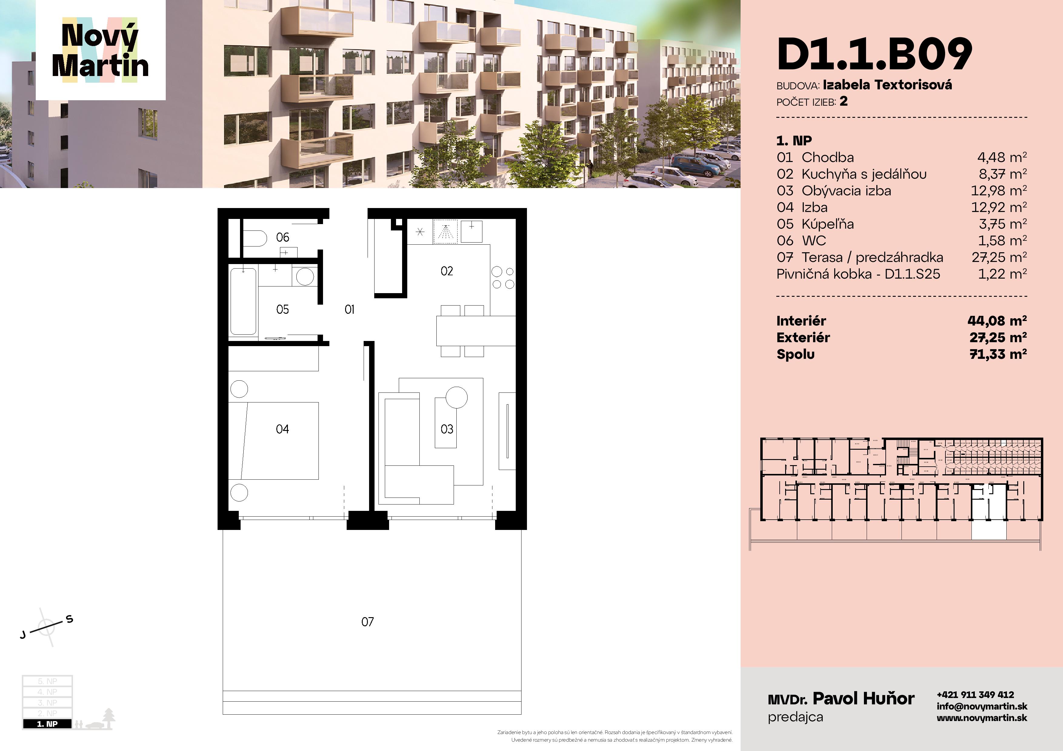 Nový Martin - D1.1.B09 - Pôdorys