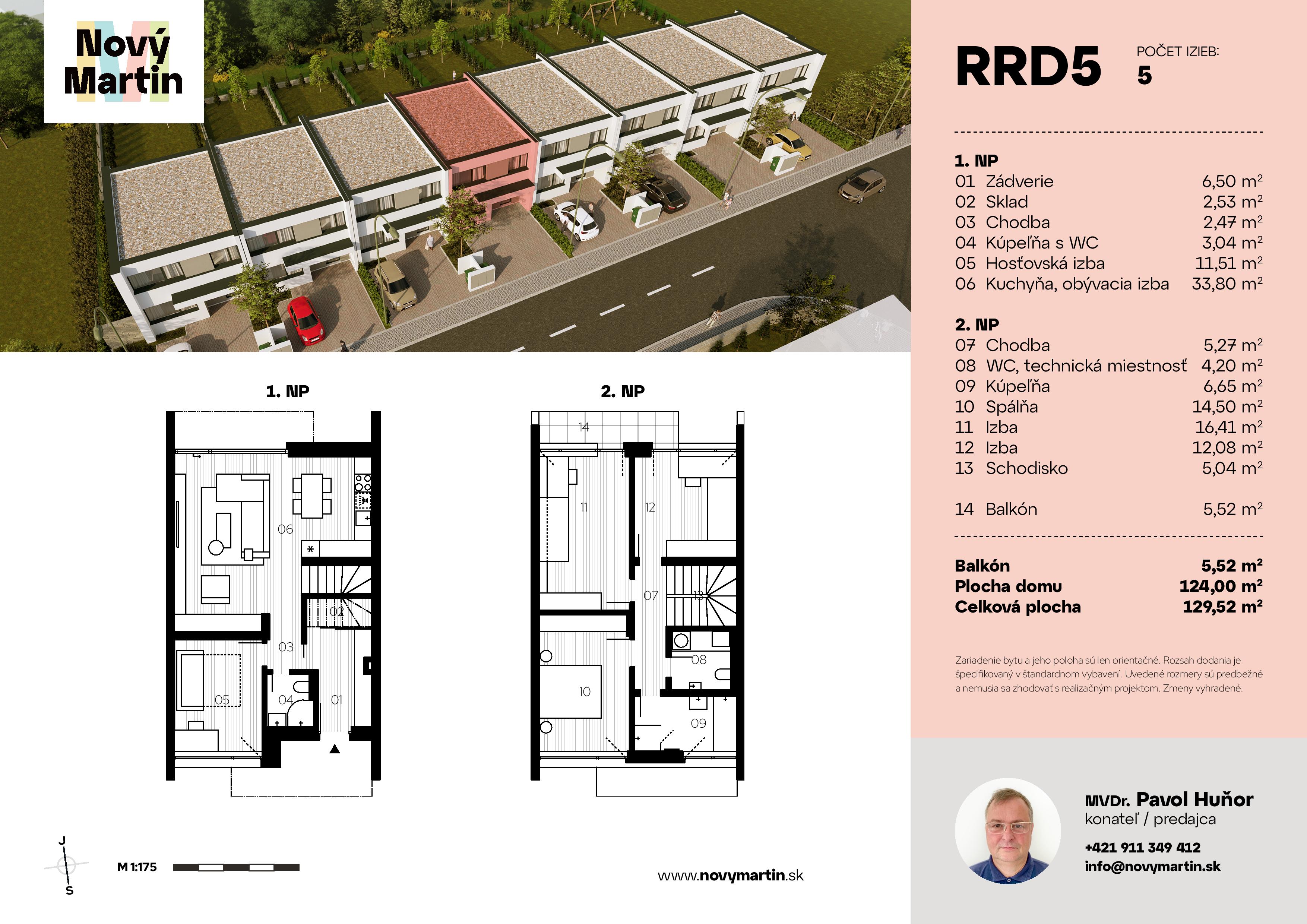 Nový Martin - RRD5 - Pôdorys