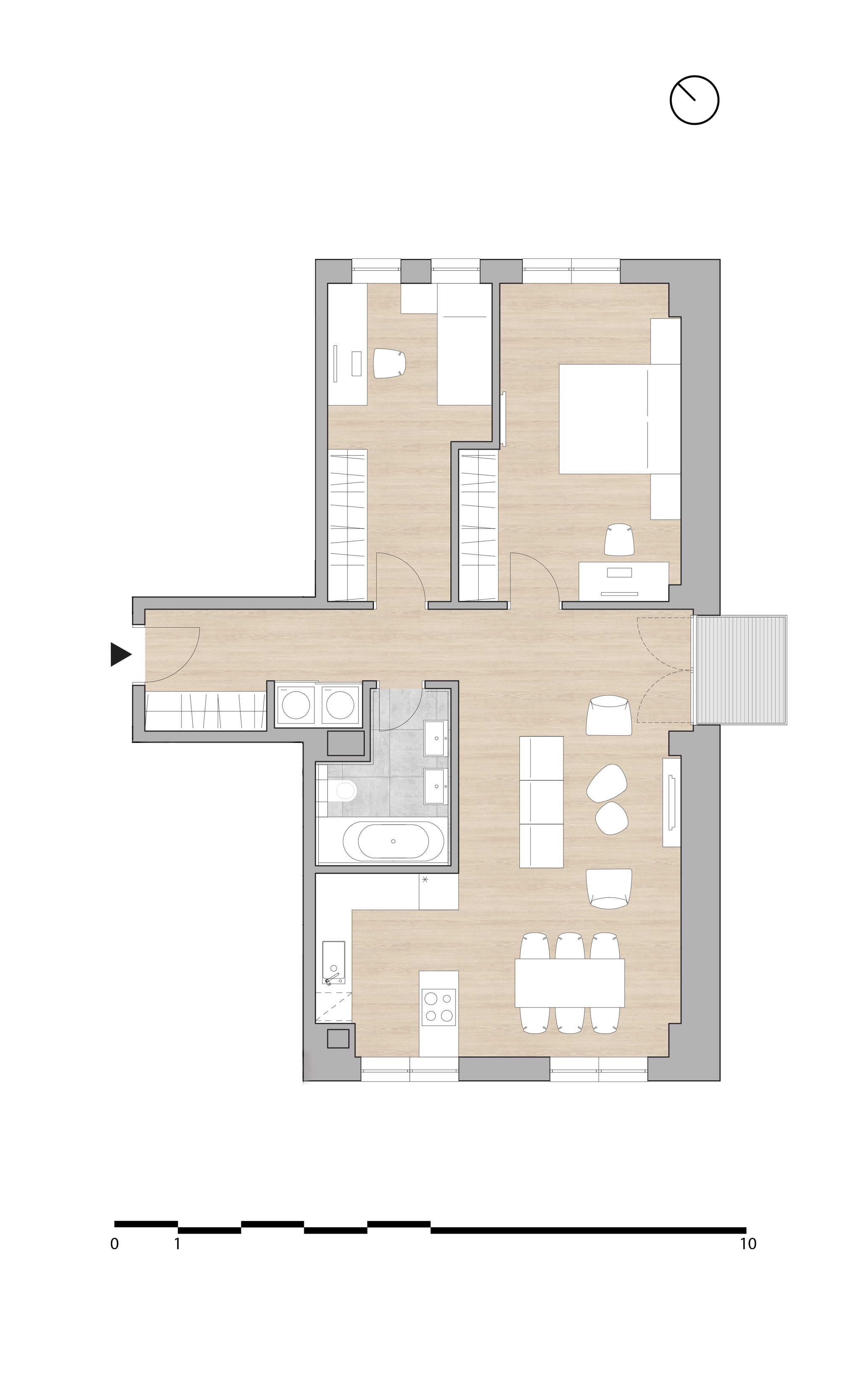 Masarykova 51 Michalovce - 611 - Pôdorys