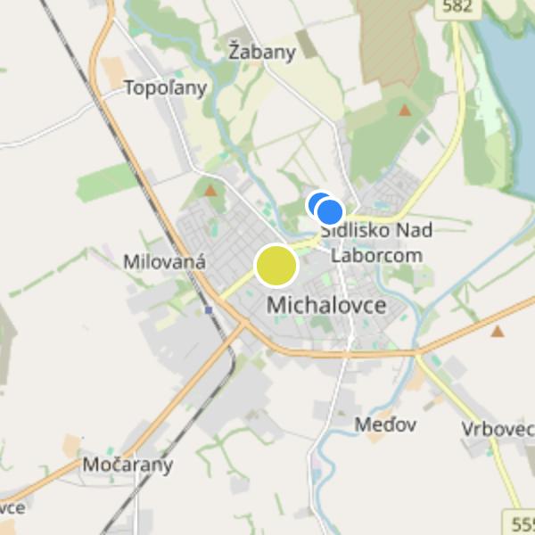 Rezidencia Masaryk - map