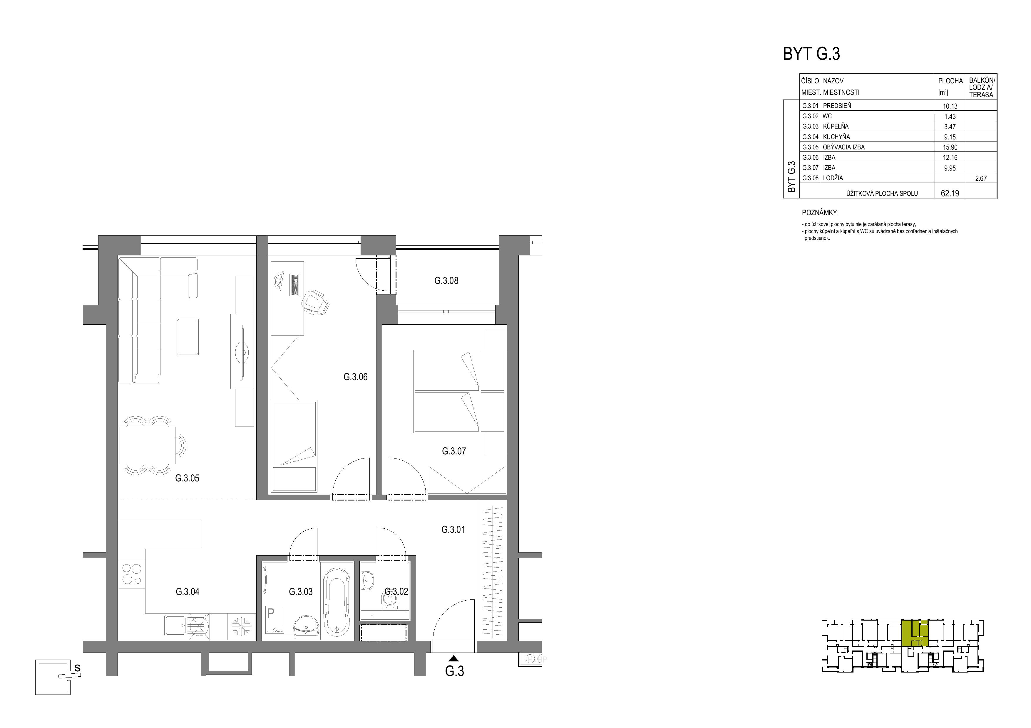 Anna Park - G.3 - Pôdorys