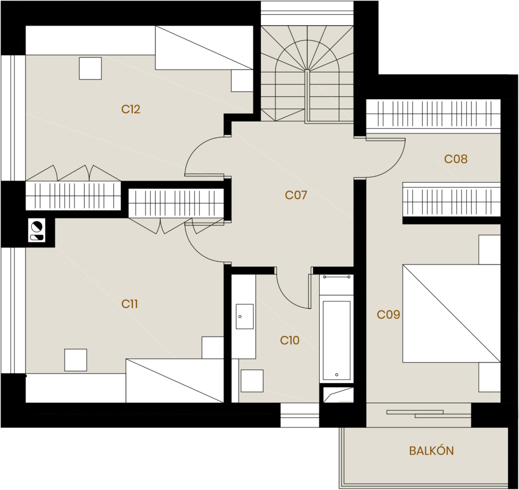 Miloslavov Housing - C1 - Pôdorys