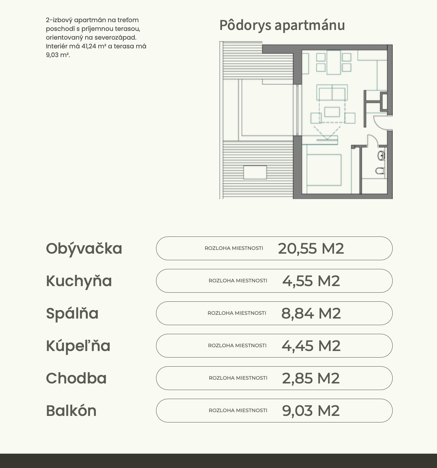 Pri lese - A19 - Pôdorys