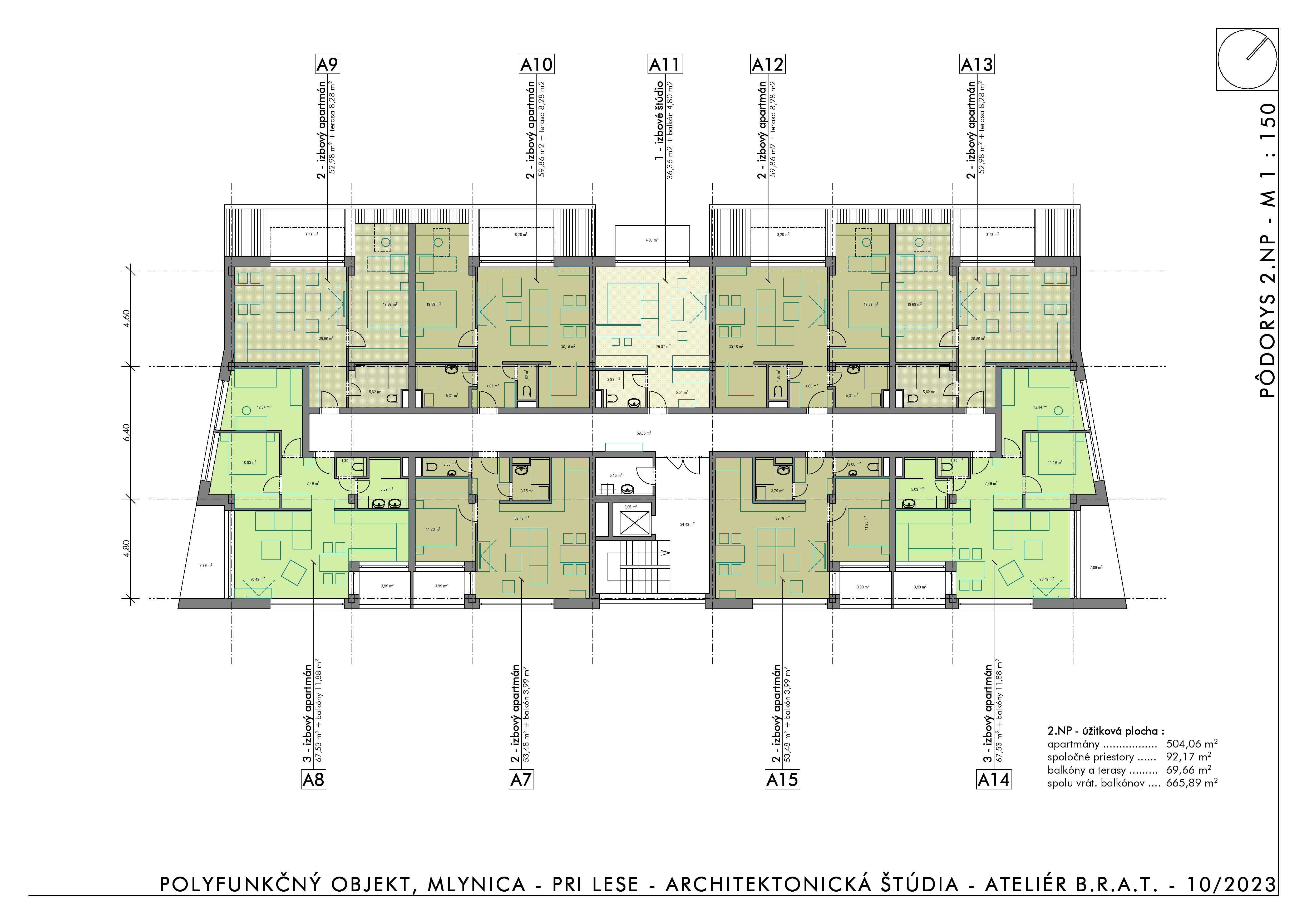 Pri lese - A20 - Pôdorys