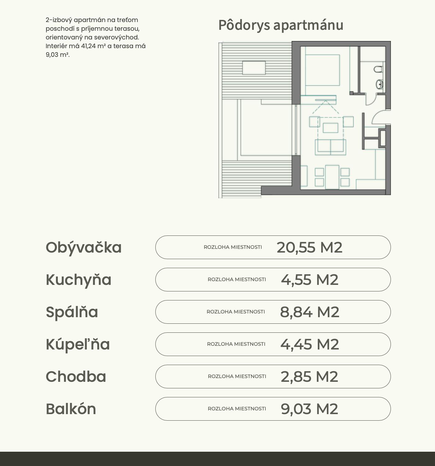 Pri lese - A21 - Pôdorys