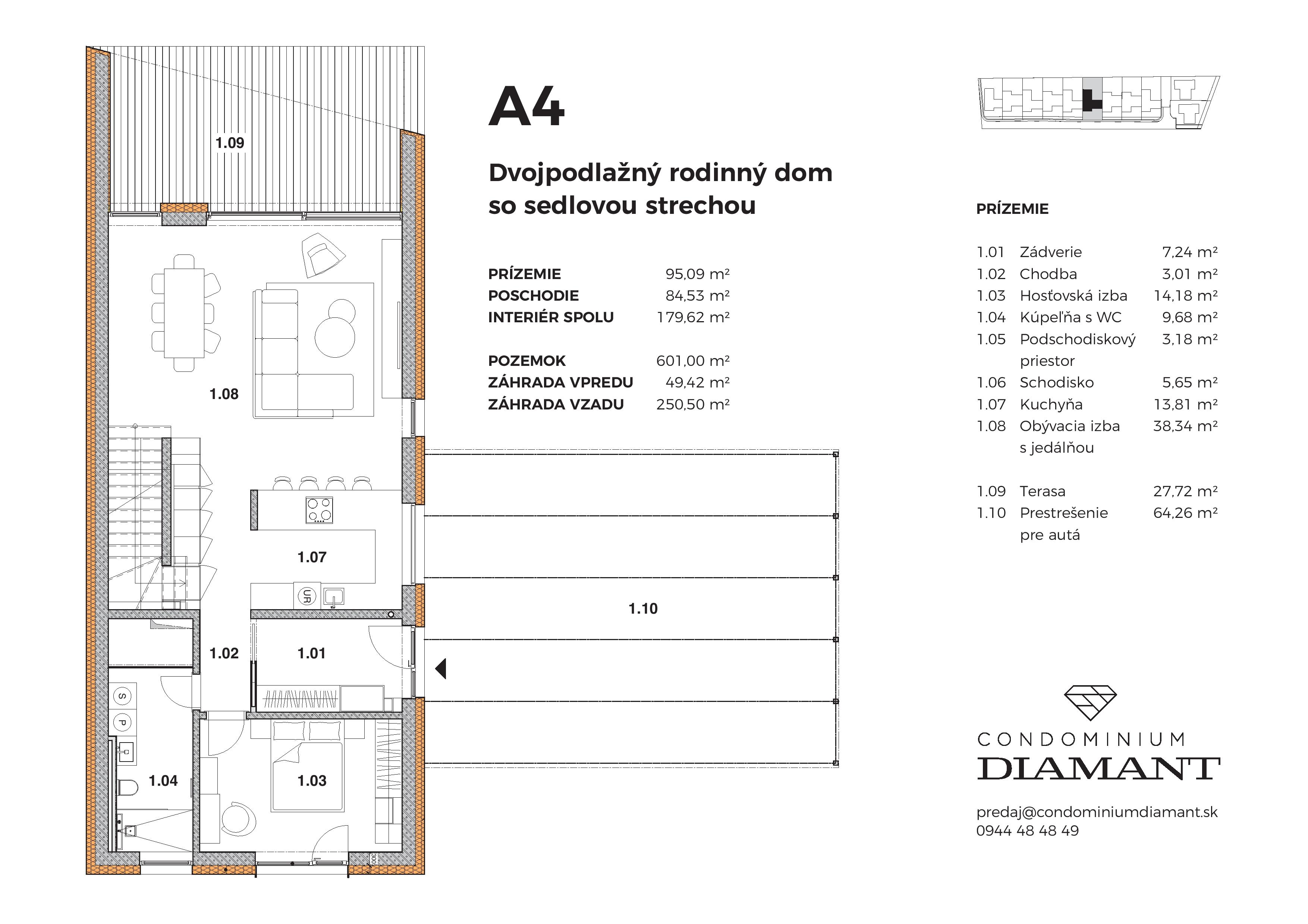 Condominium Diamant - A4 (ALICE 6) - Pôdorys