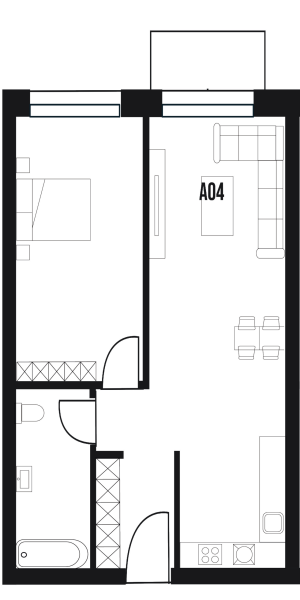 Centrum Polom - 04 - Pôdorys