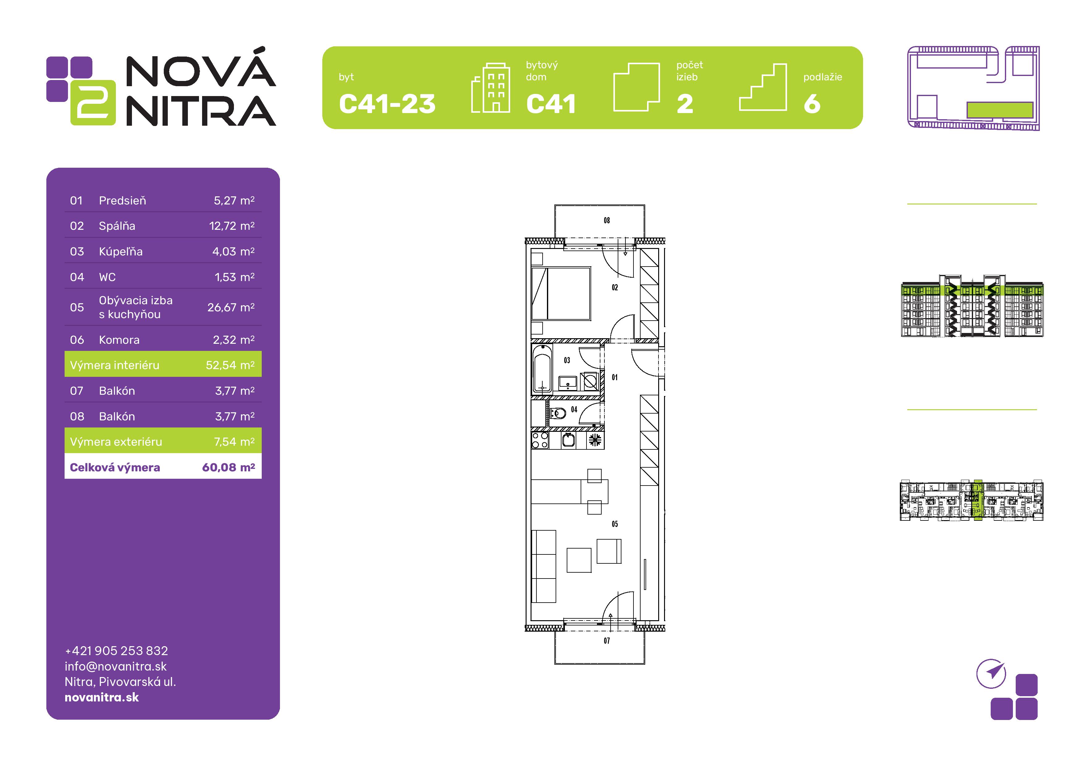 Nová Nitra - C41-23 - Pôdorys