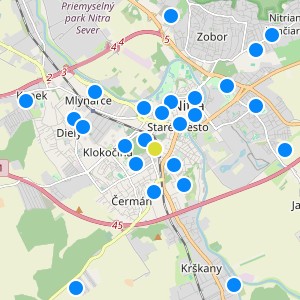 Viladom Borina - map